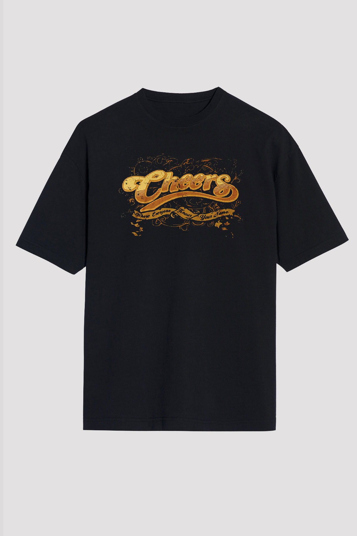Cheers Siyah Unisex Tişört