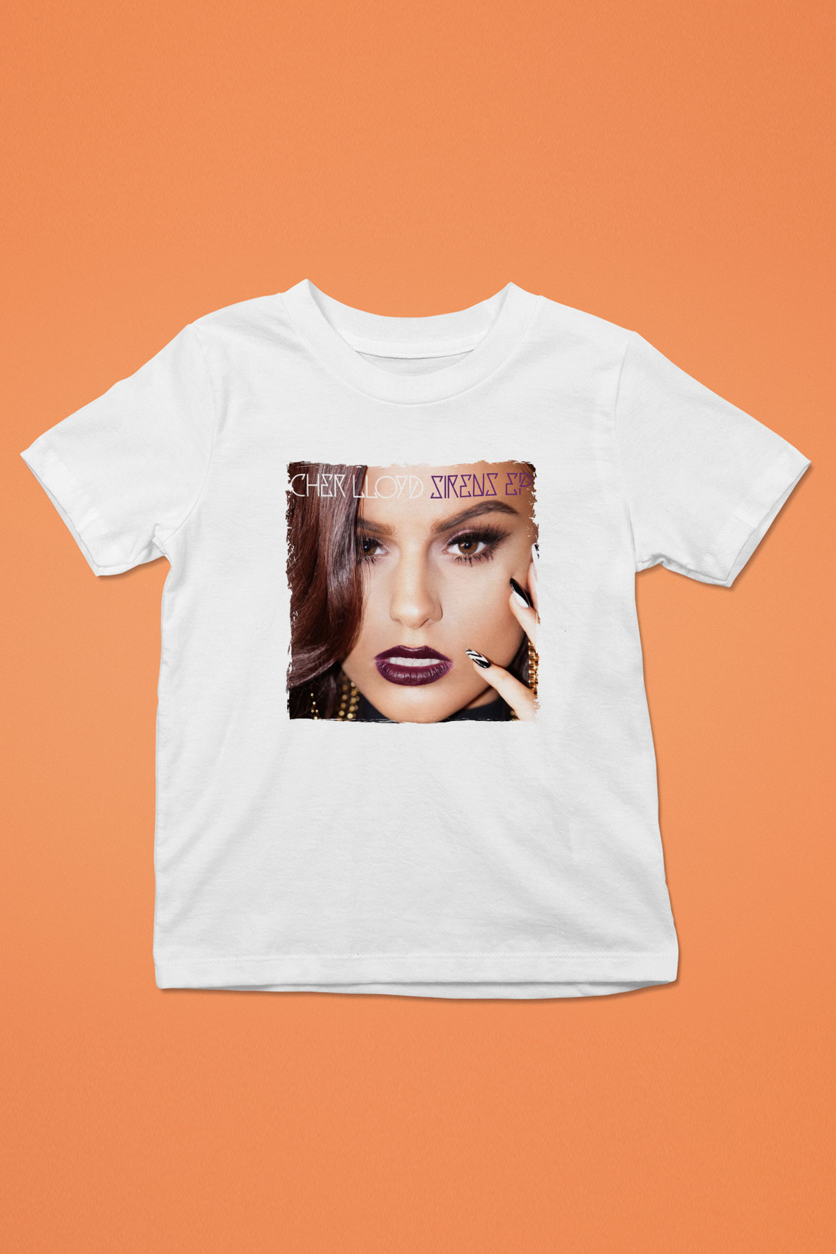 Cher Lloyd Beyaz Unisex Çocuk Tişört