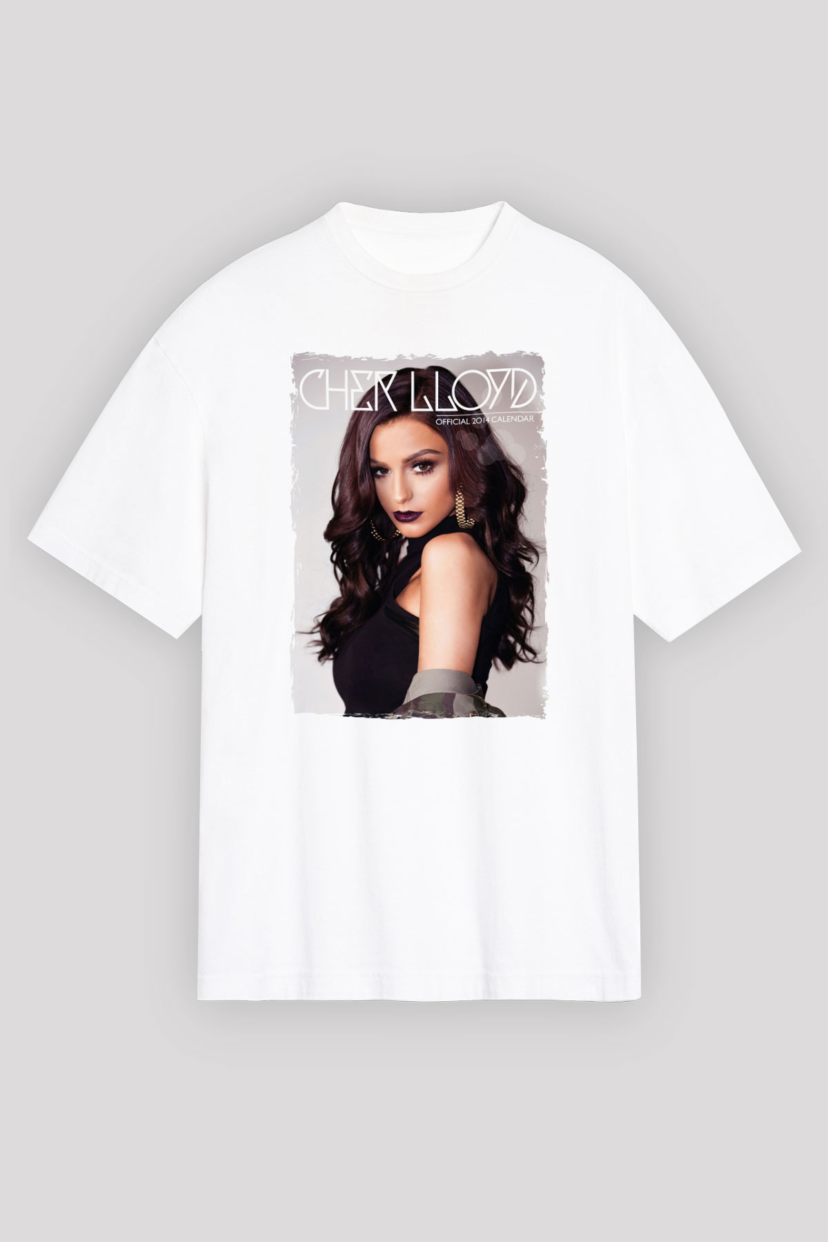Cher Lloyd Beyaz Unisex Tişört T-Shirt - TişörtFabrikası