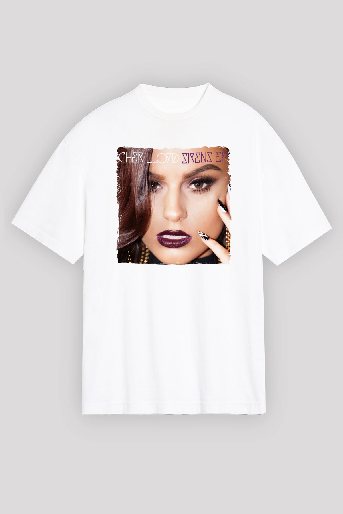 Cher Lloyd Beyaz Unisex Tişört T-Shirt - TişörtFabrikası