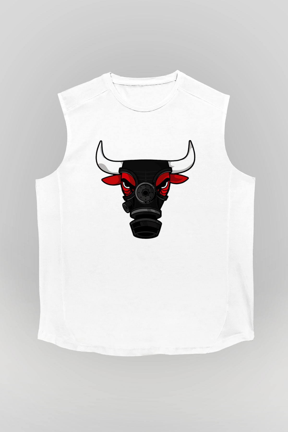 Chicago Bulls Beyaz Unisex Kolsuz Tişört