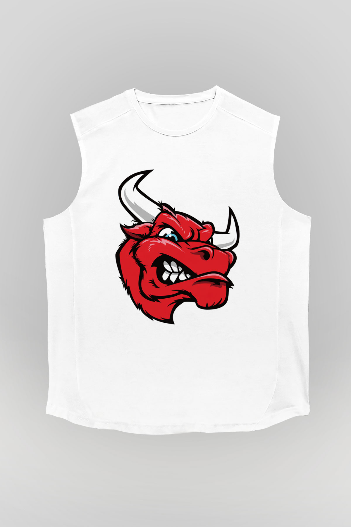 Chicago Bulls Beyaz Unisex Kolsuz Tişört