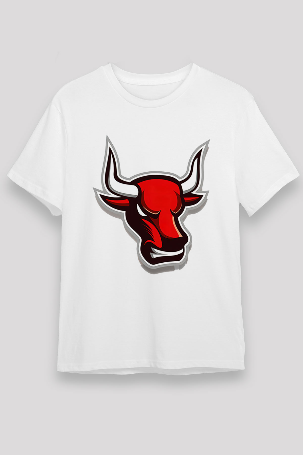 Chicago Bulls Beyaz Unisex Tişört T-Shirt - TişörtFabrikası