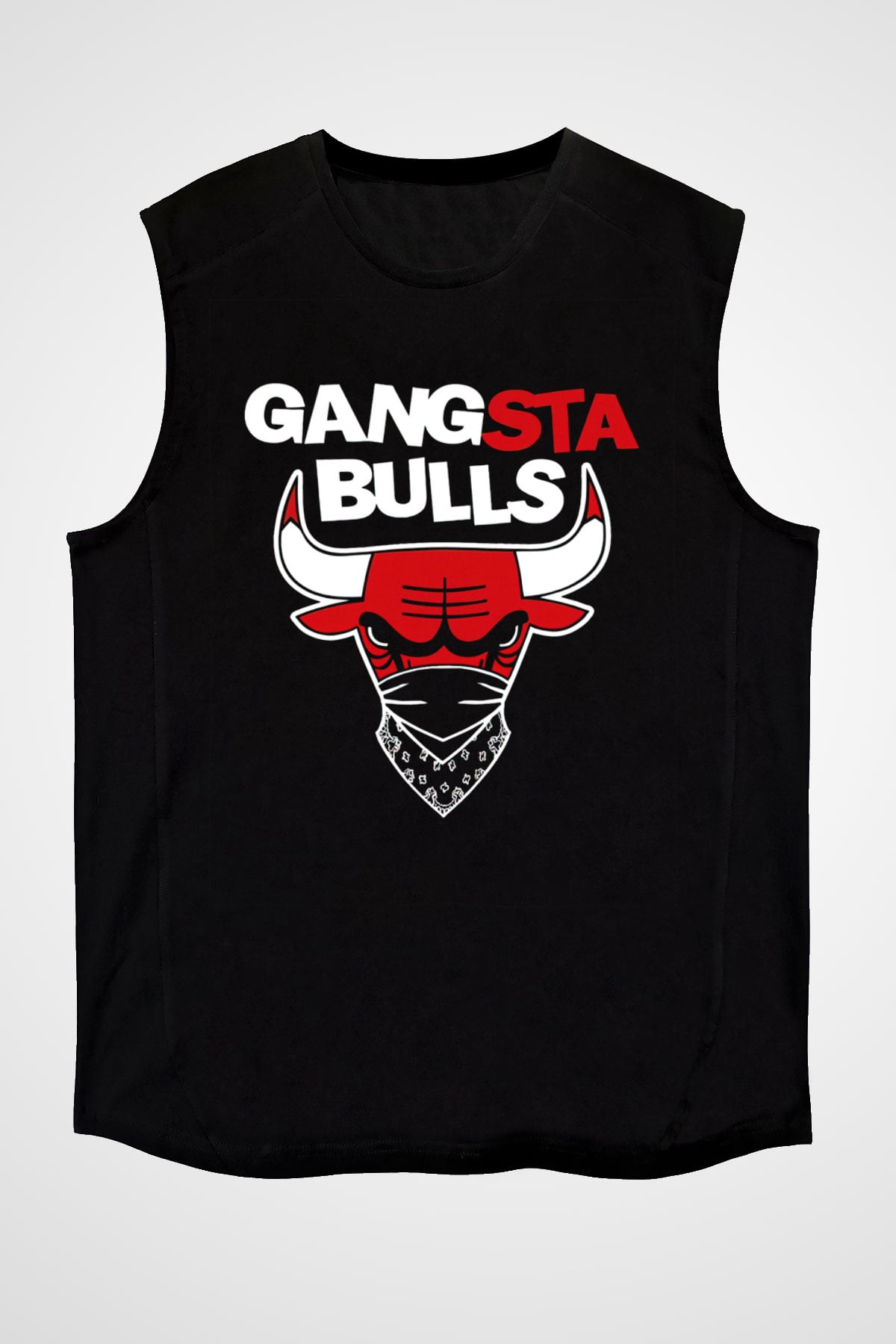 Chicago Bulls Siyah Unisex Kolsuz Tişört