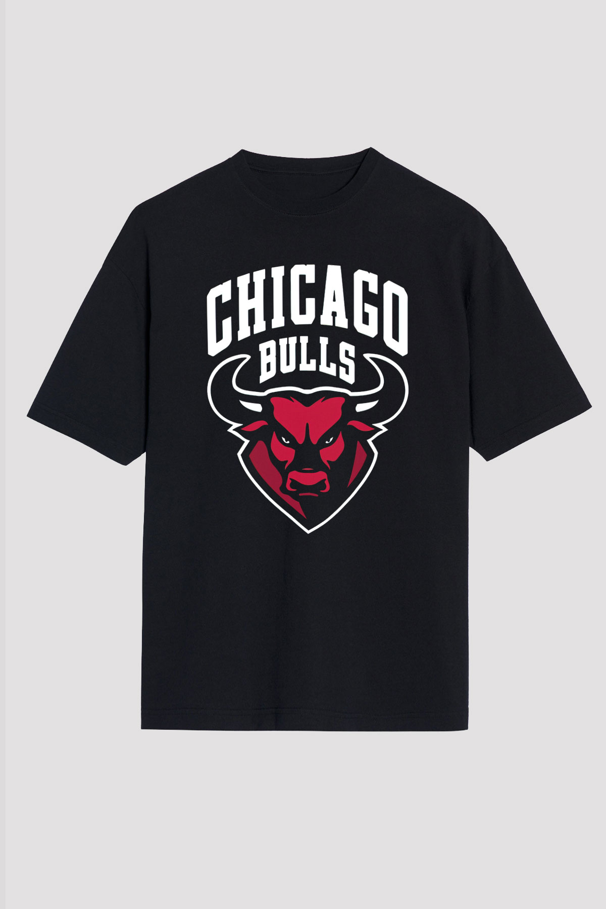 Chicago Bulls Siyah Unisex Tişört T-Shirt - TişörtFabrikası