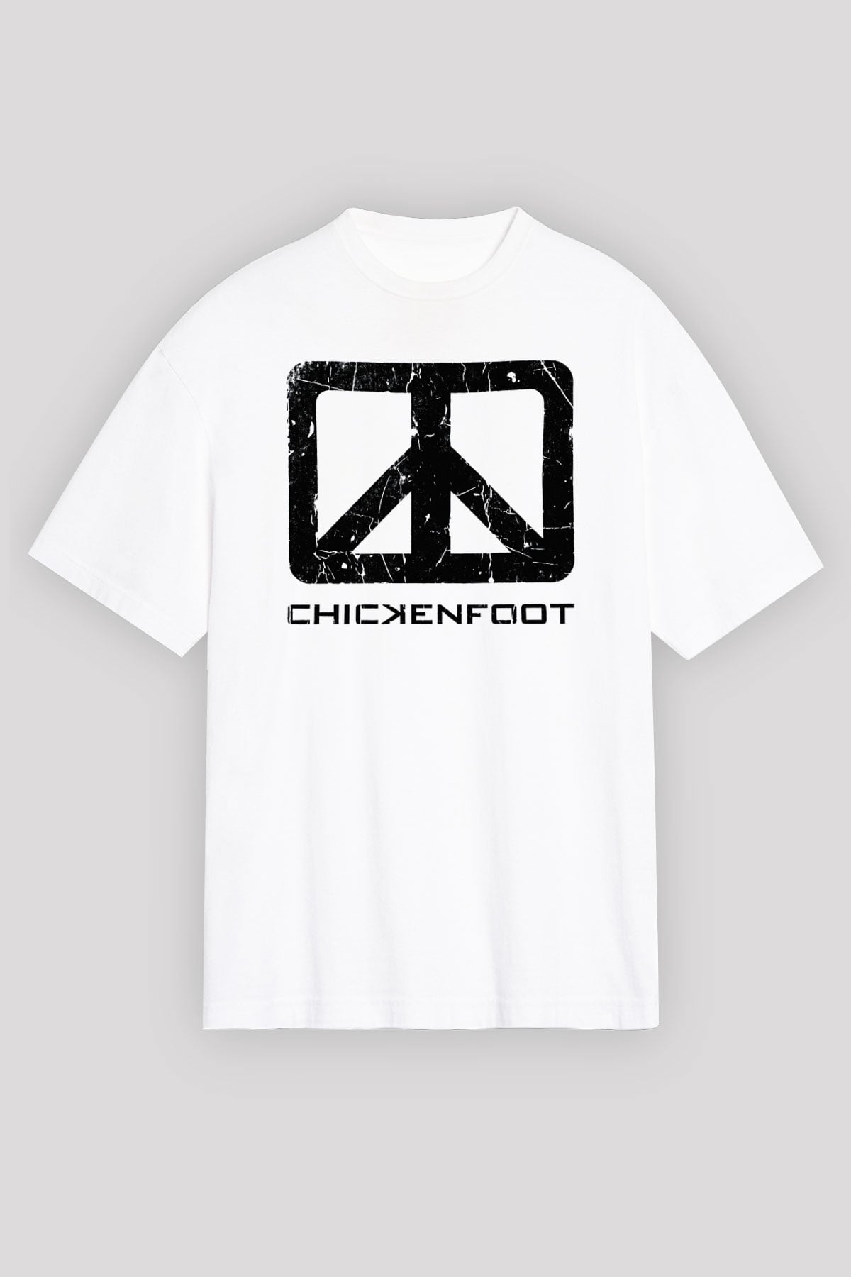 Chickenfoot Beyaz Unisex Tişört T-Shirt - TişörtFabrikası