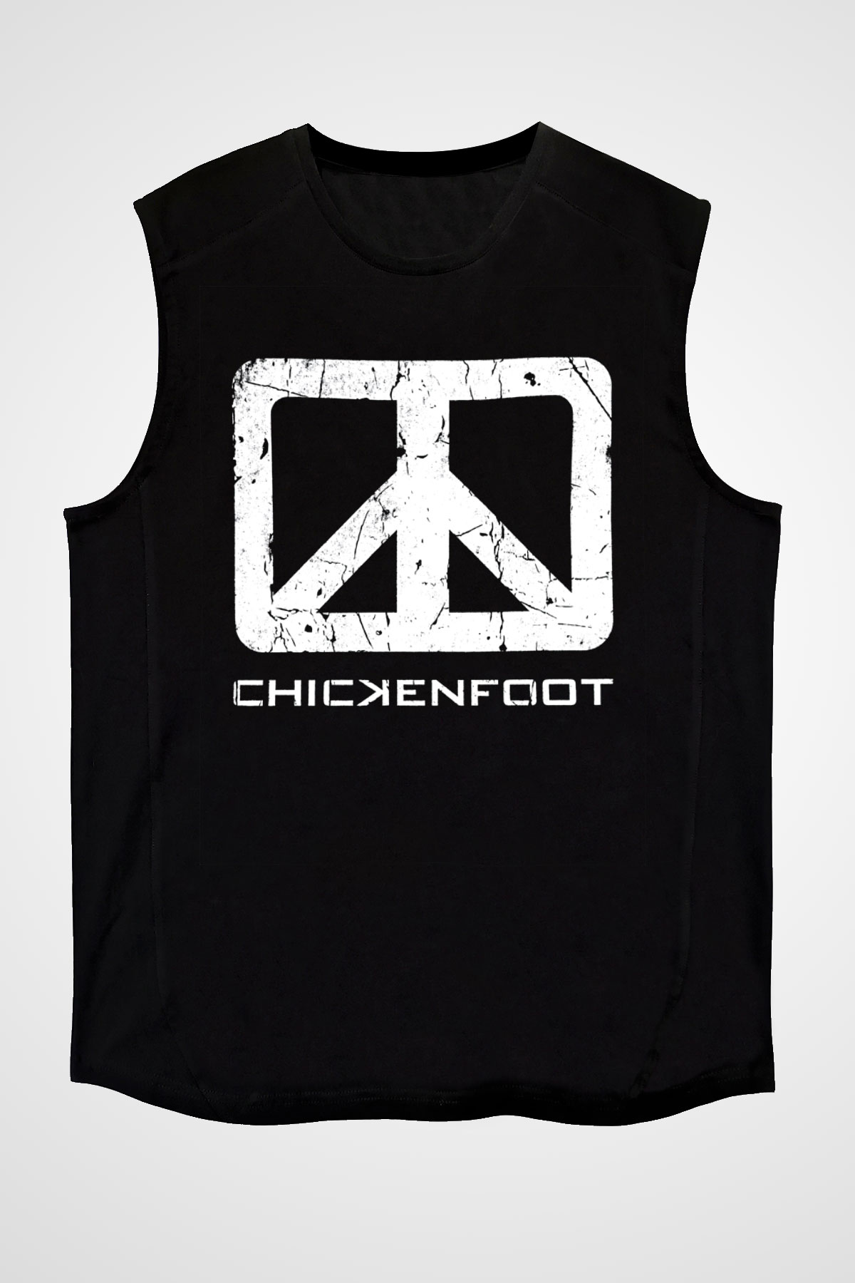Chickenfoot Siyah Unisex Kolsuz Tişört