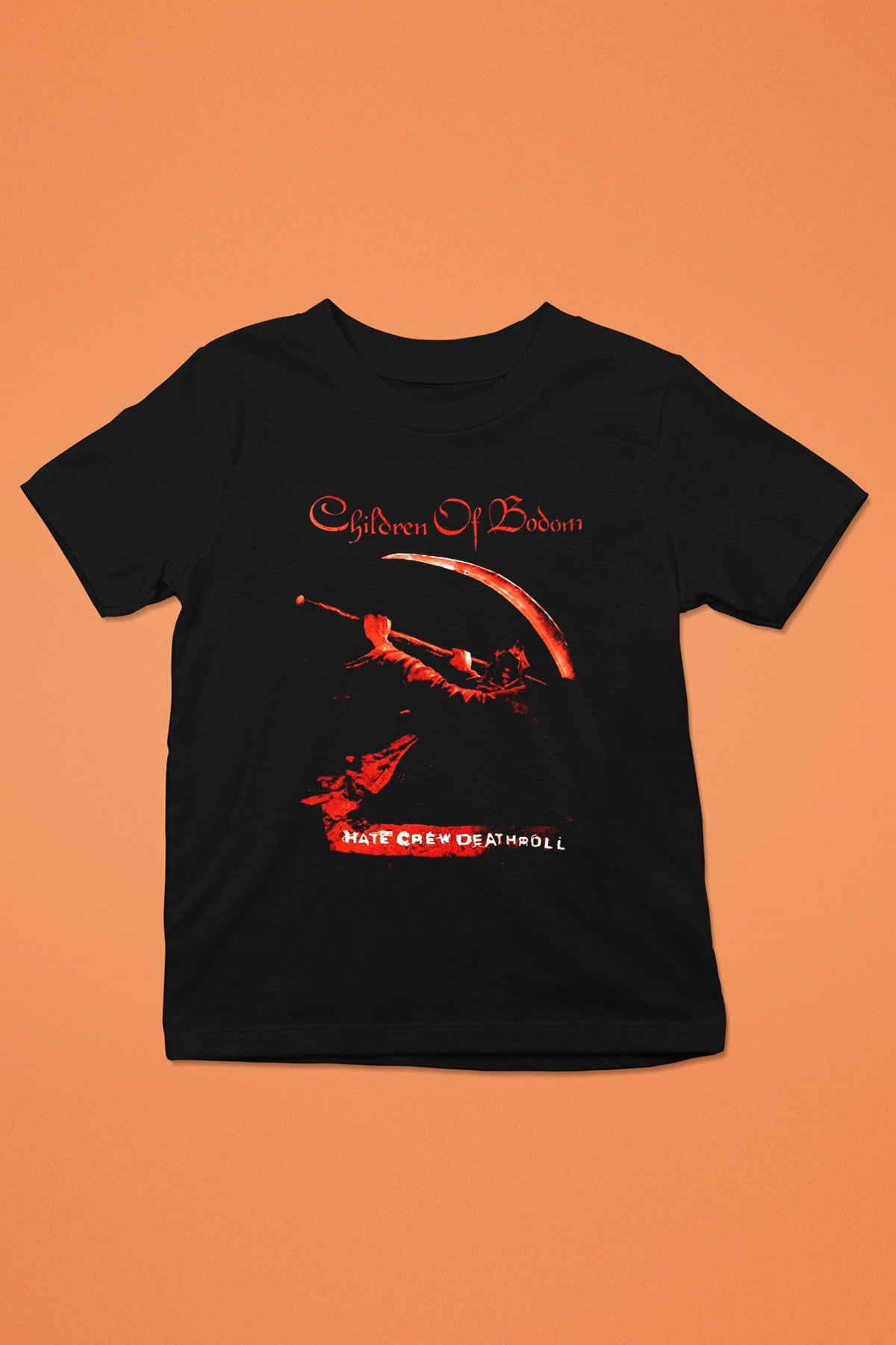 Children of Bodom Baskılı Siyah Unisex Çocuk Tişört