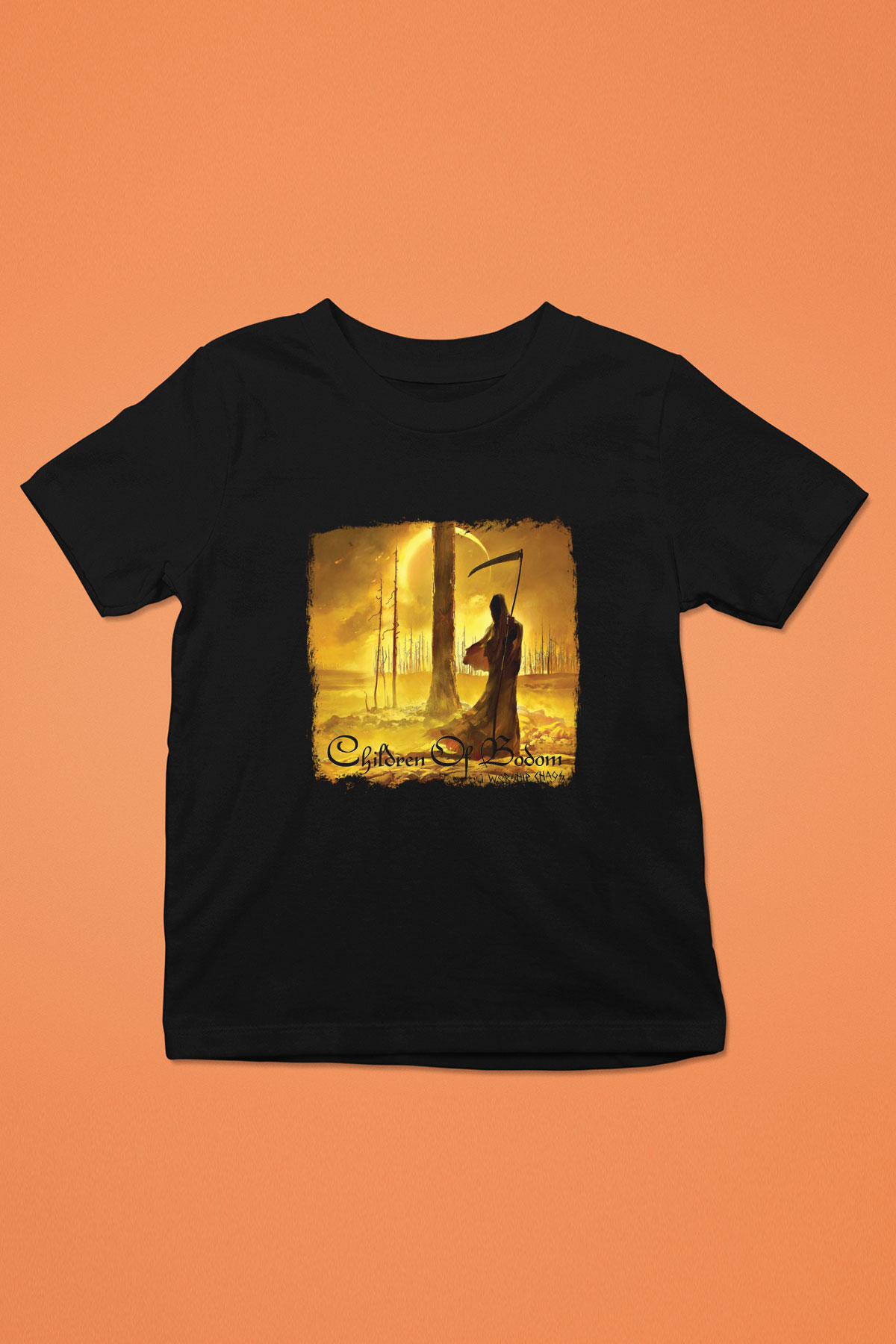 Children of Bodom Baskılı Unisex Siyah Çocuk Tişört
