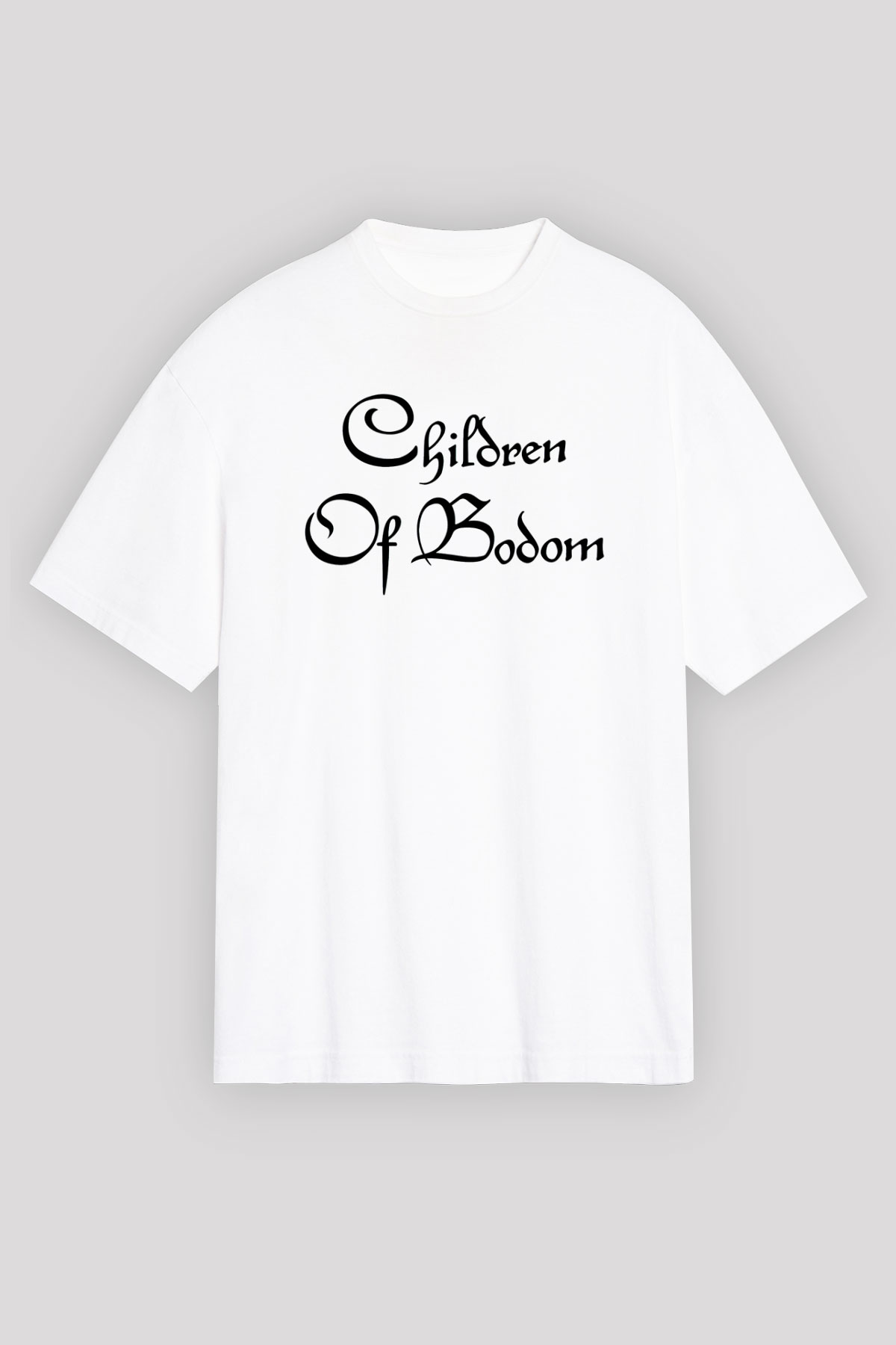 Children of Bodom Beyaz Unisex Oversize Tişört T-Shirt