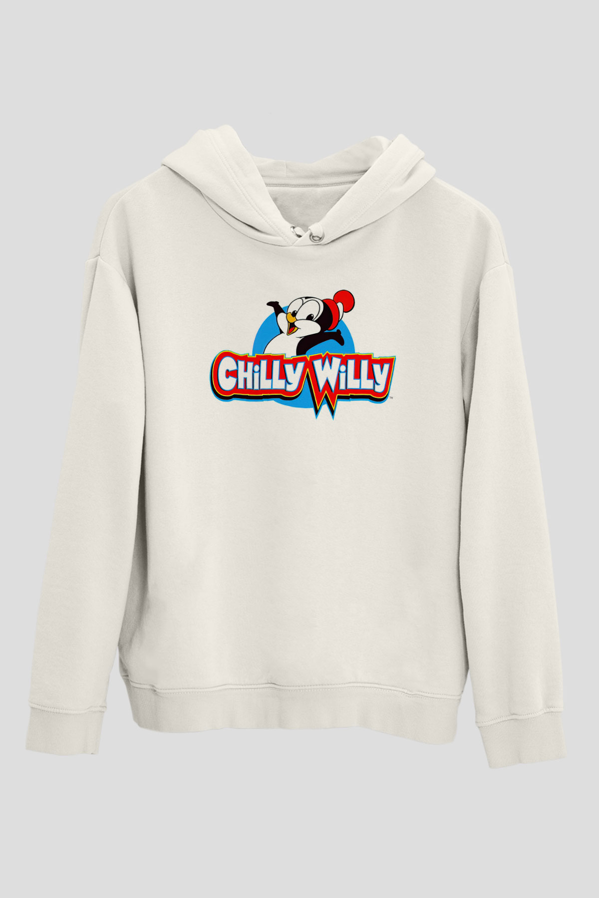 Chilly Willy Beyaz Unisex Hoodie