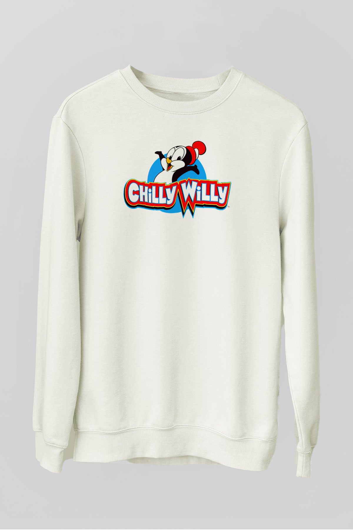 Chilly Willy Beyaz Unisex  Sweatshirt