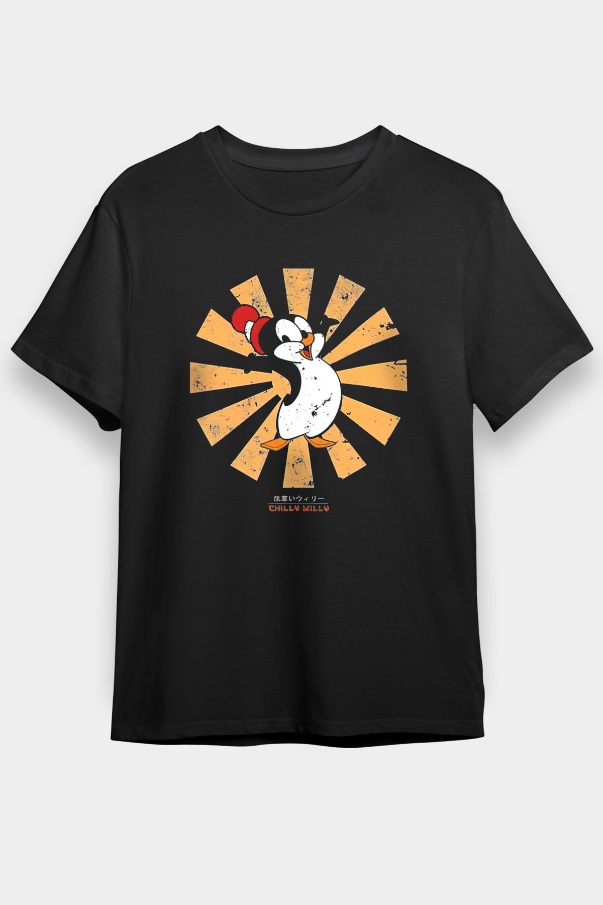 Chilly Willy Siyah Unisex Tişört