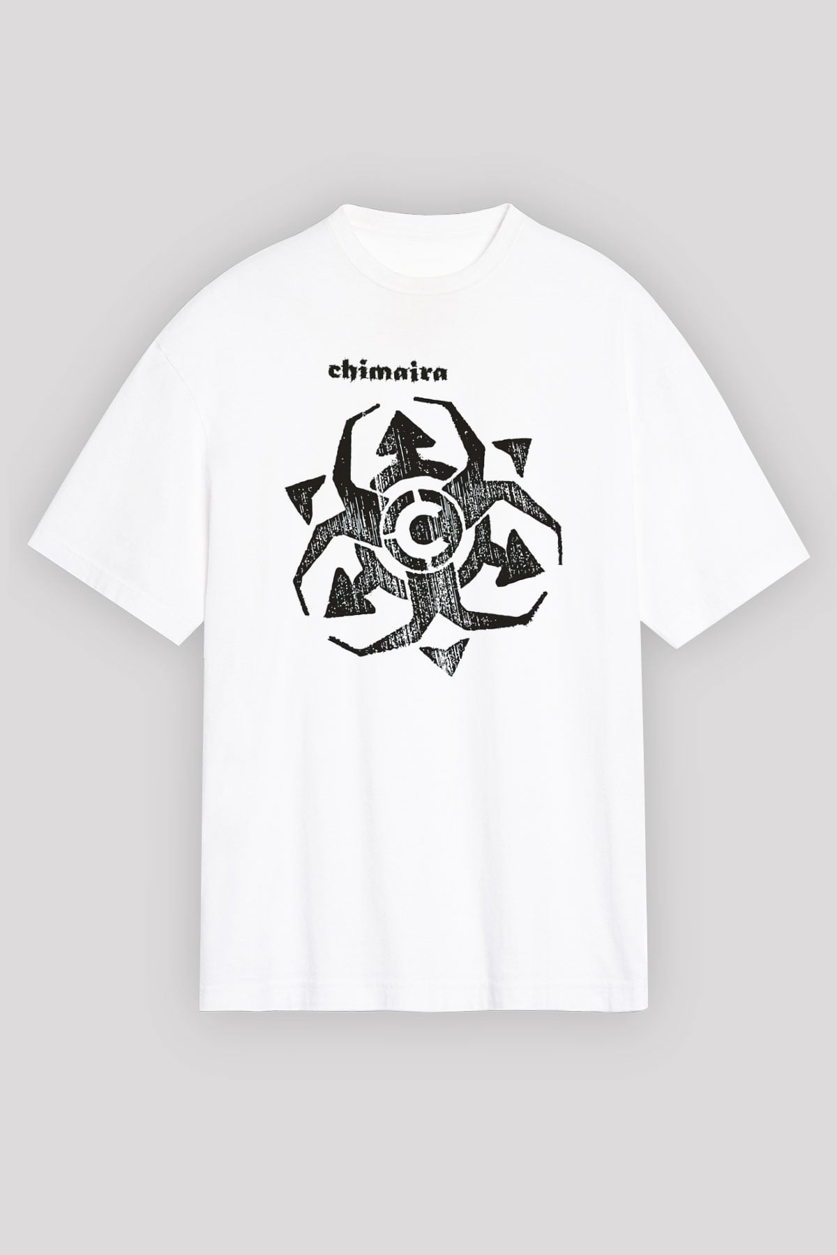 Chimaira Beyaz Unisex Tişört T-Shirt - TişörtFabrikası