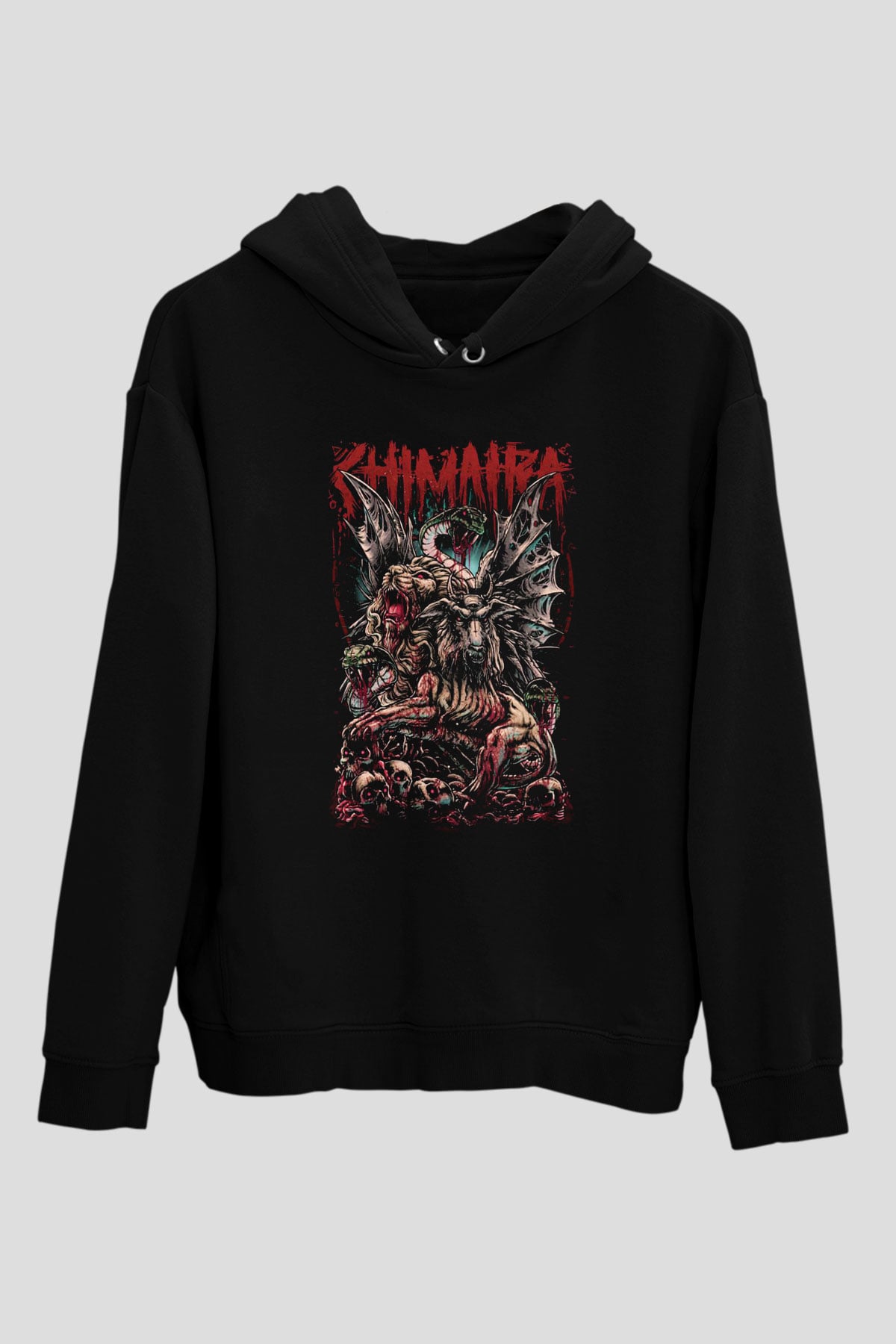 Chimaira Siyah Unisex Hoodie