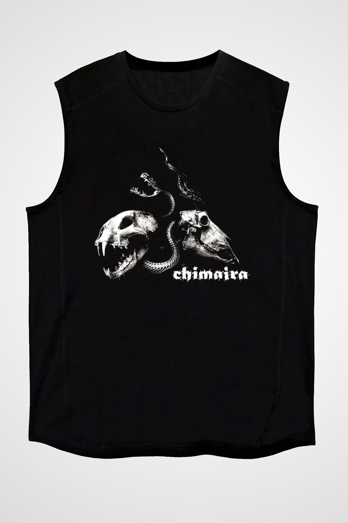 Chimaira Siyah Unisex Kolsuz Tişört