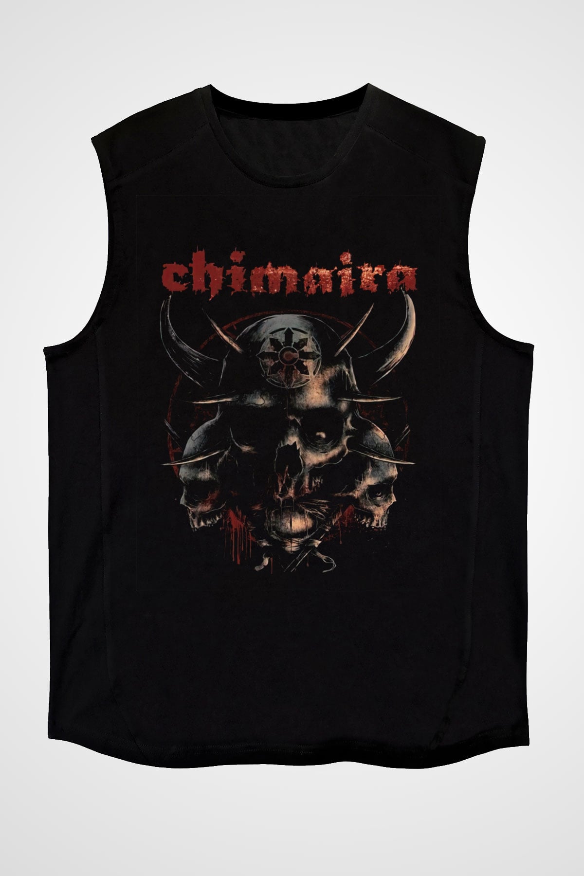 Chimaira Siyah Unisex Kolsuz Tişört