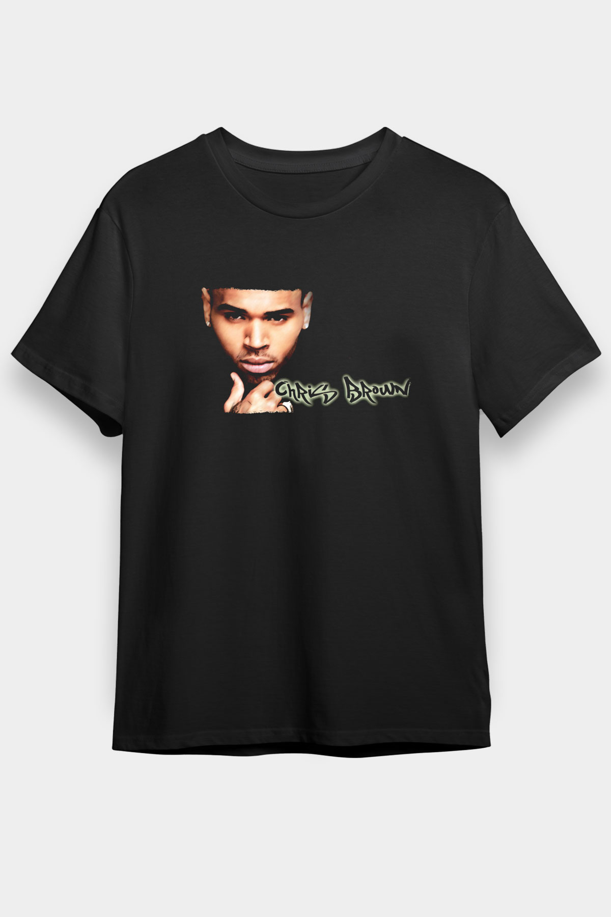 Chris Brown Siyah Unisex Tişört T-Shirt - TişörtFabrikası