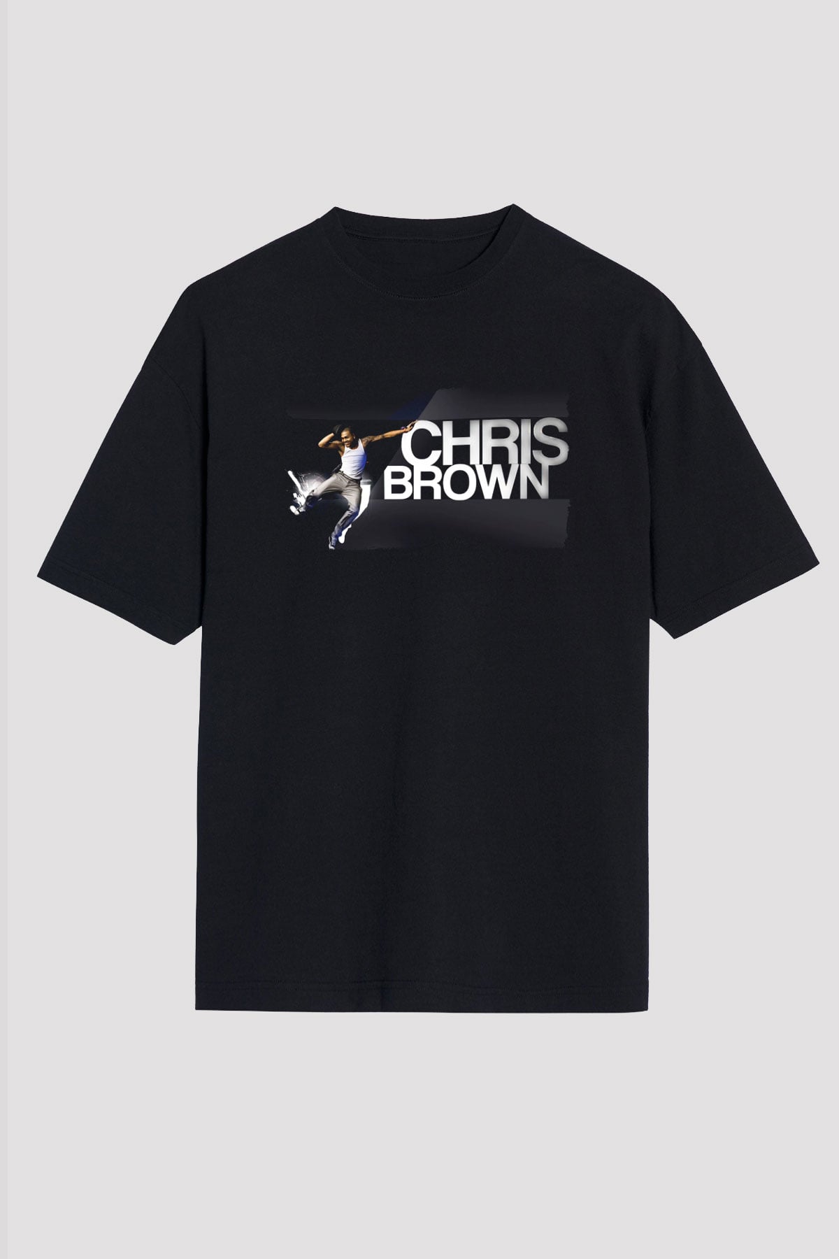 Chris Brown Siyah Unisex Tişört T-Shirt - TişörtFabrikası