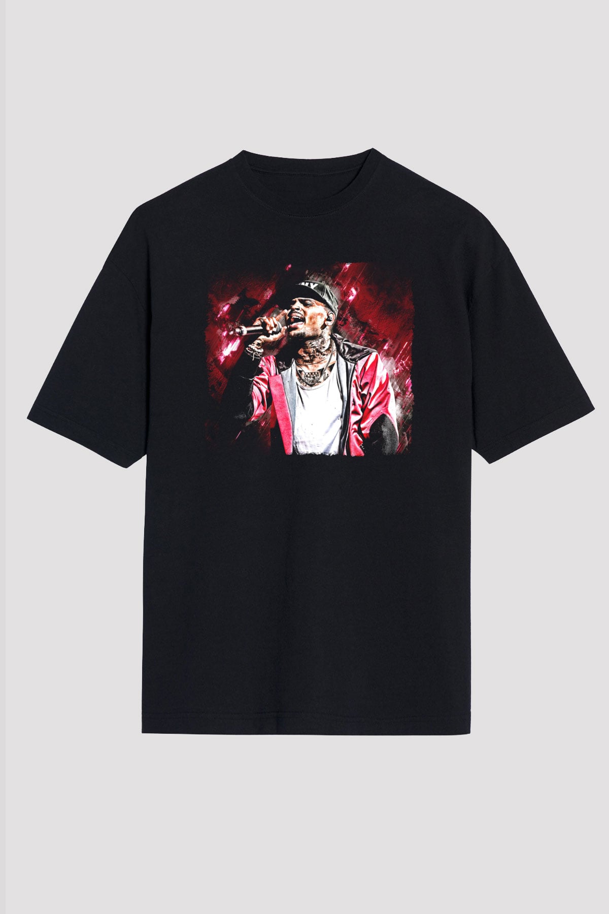 Chris Brown Siyah Unisex Tişört T-Shirt - TişörtFabrikası