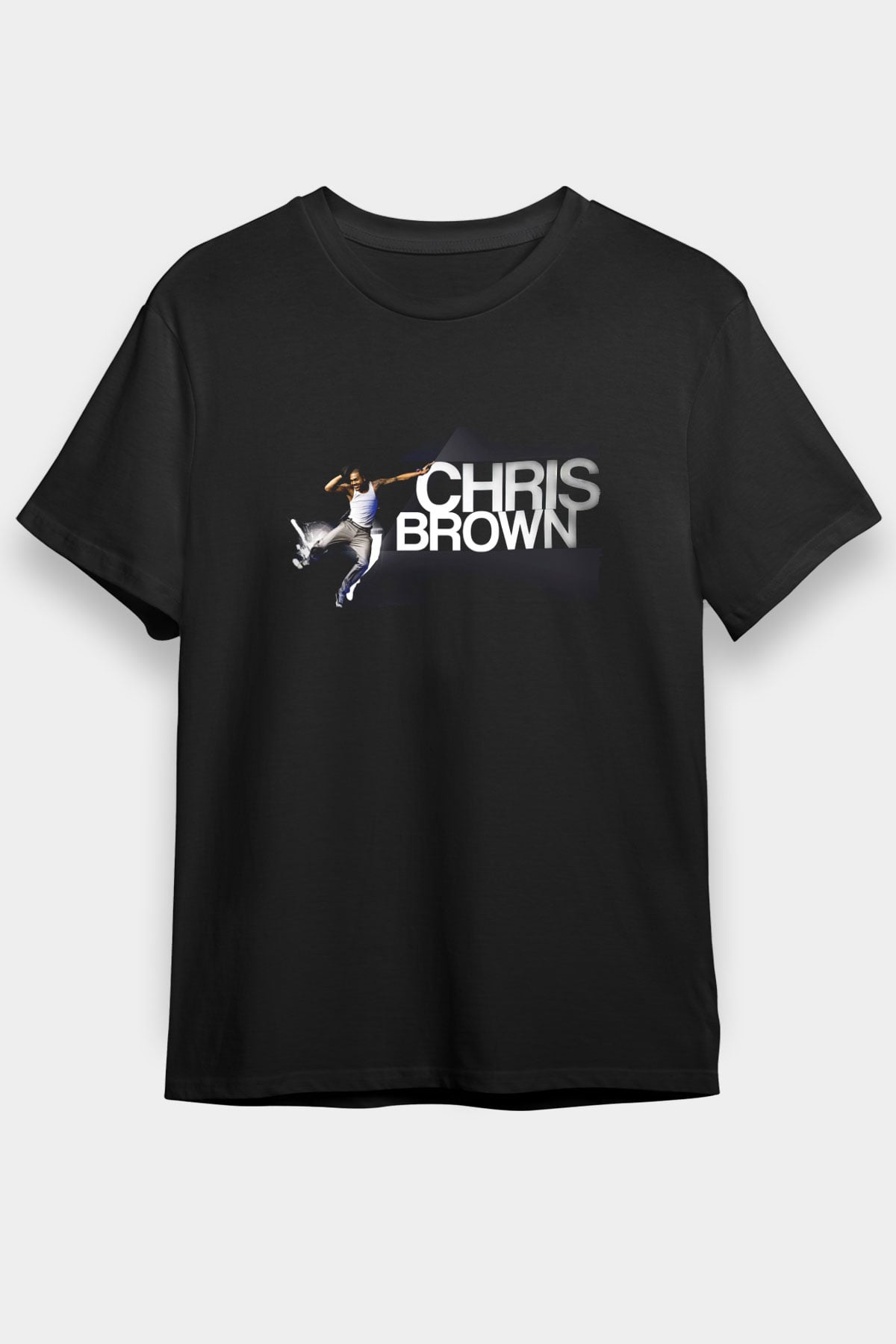 Chris Brown Siyah Unisex Tişört T-Shirt - TişörtFabrikası
