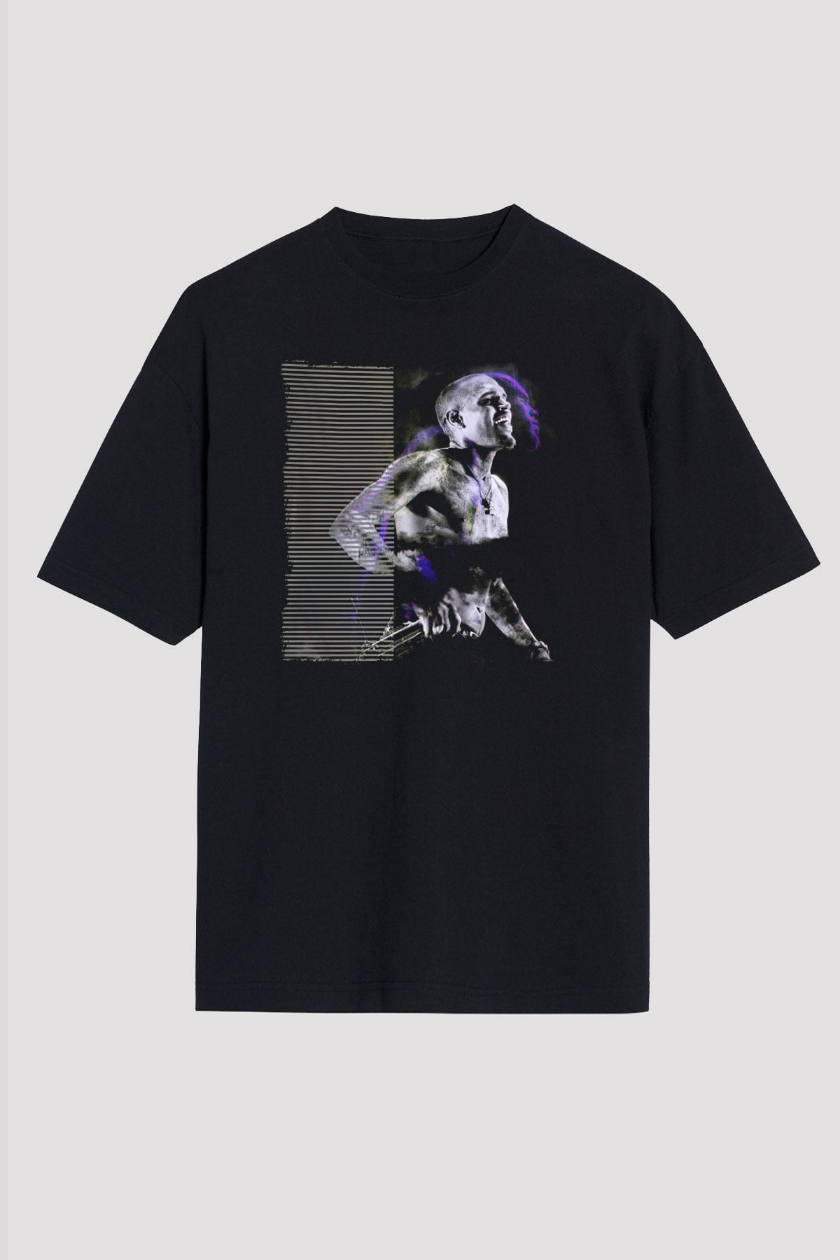 Chris Brown Siyah Unisex Tişört T-Shirt - TişörtFabrikası