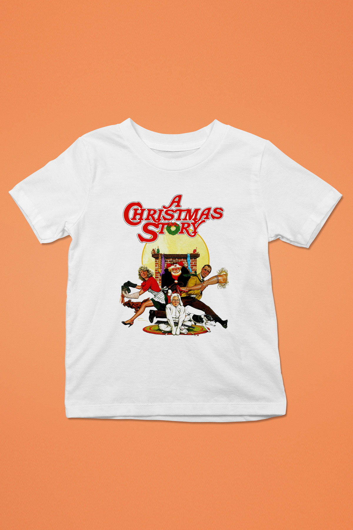 Christmas Story Beyaz Unisex  Çocuk Tişört