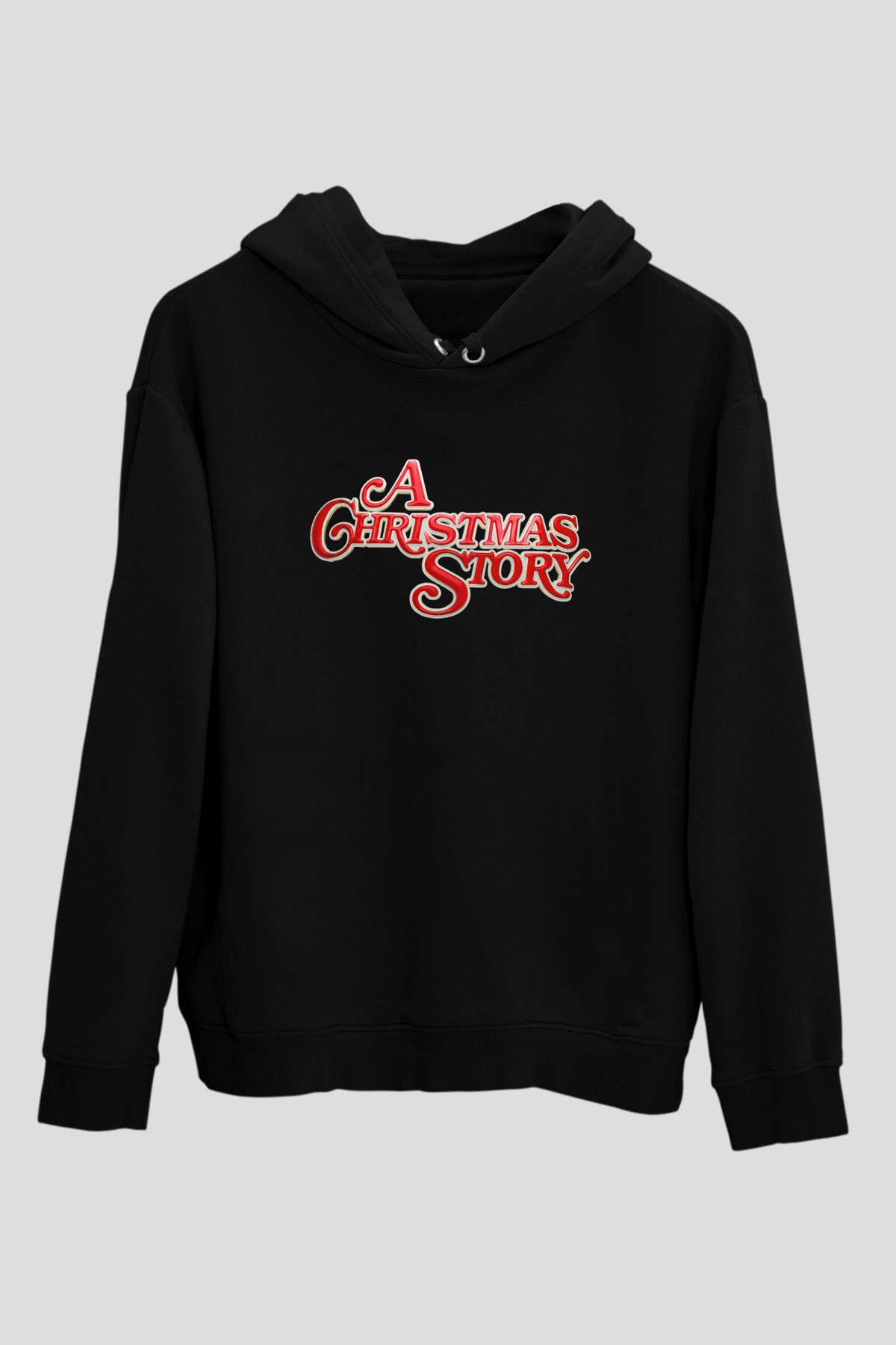 Christmas Story Siyah Unisex Hoodie