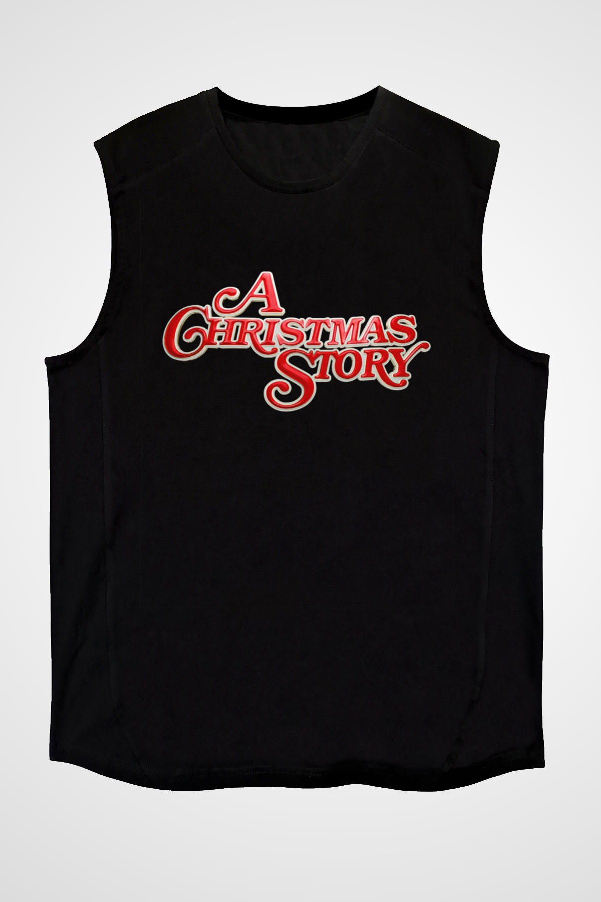 Christmas Story Siyah Unisex  Kolsuz Tişört