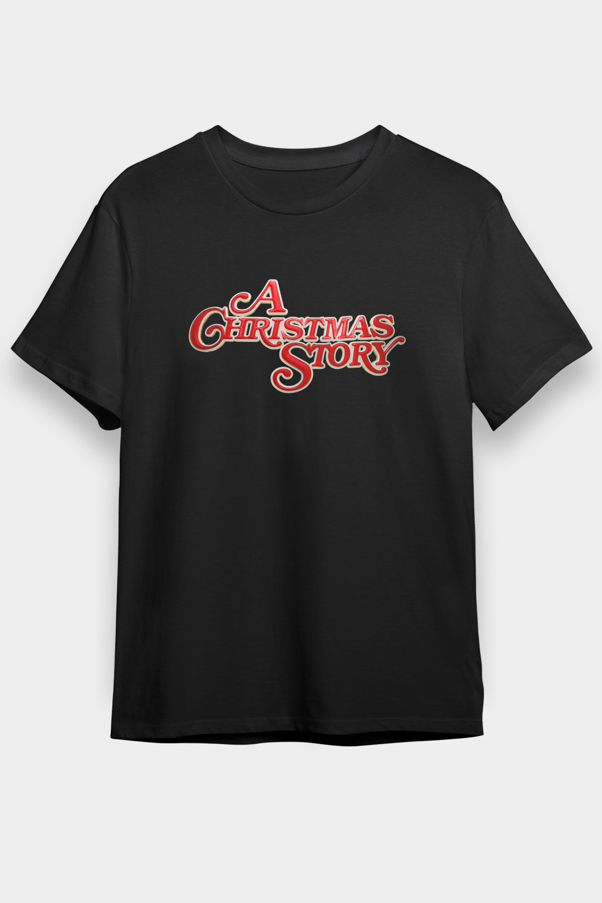 Christmas Story Siyah Unisex Tişört