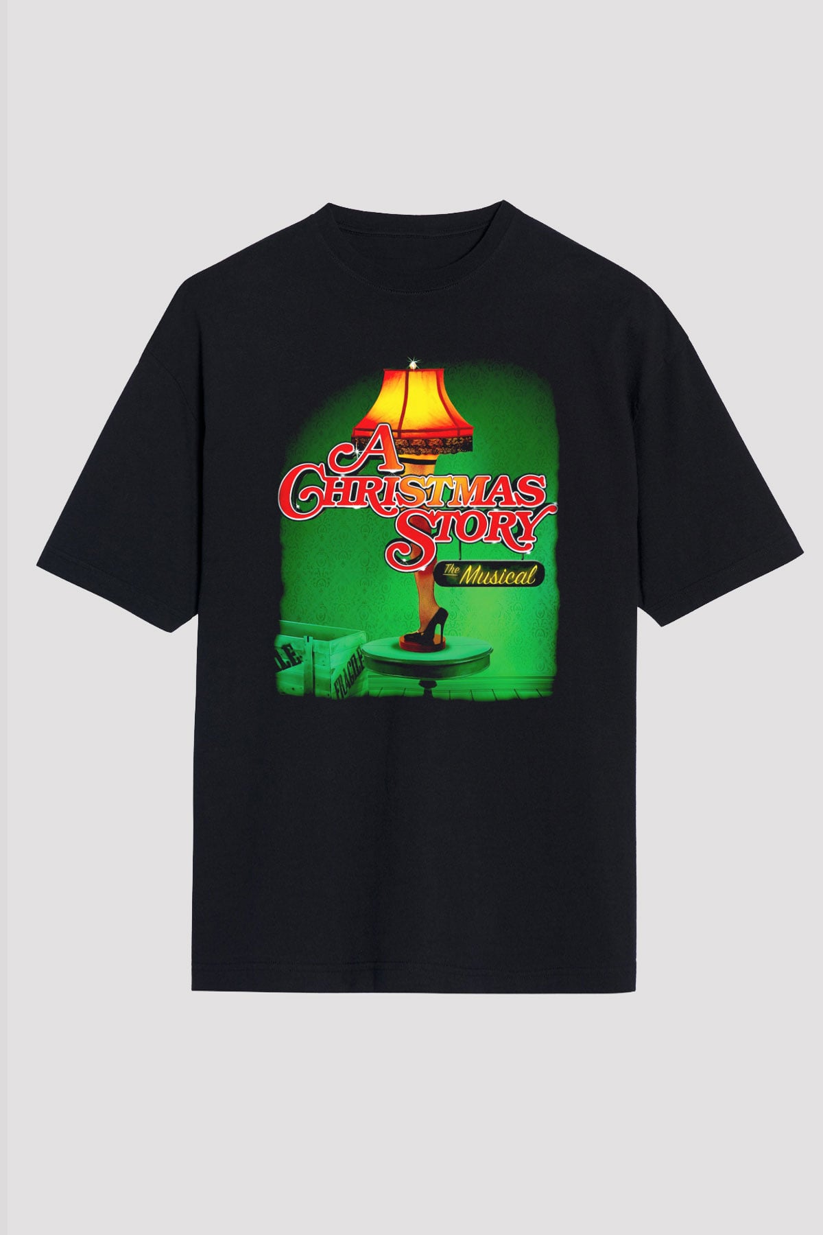 Christmas Story Siyah Unisex Tişört