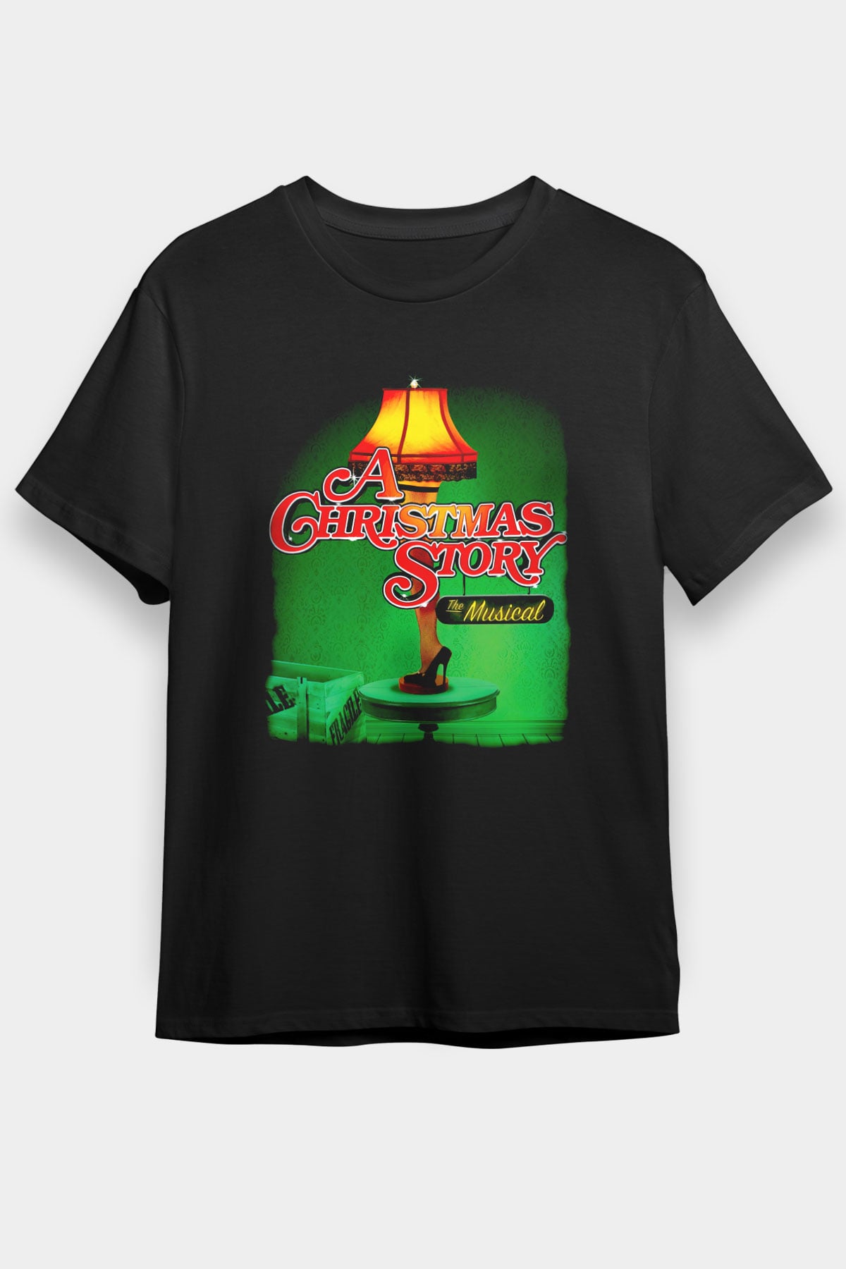 Christmas Story Siyah Unisex Tişört