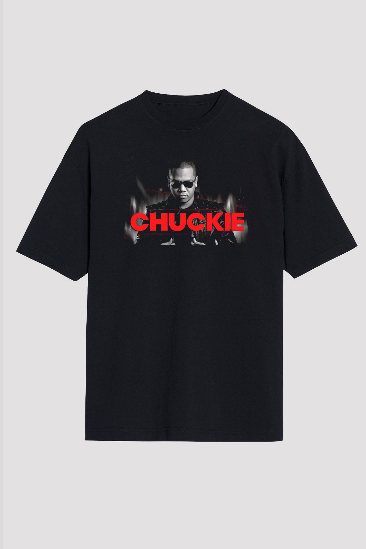 Chuckie Siyah Unisex Tişört T-Shirt - TişörtFabrikası