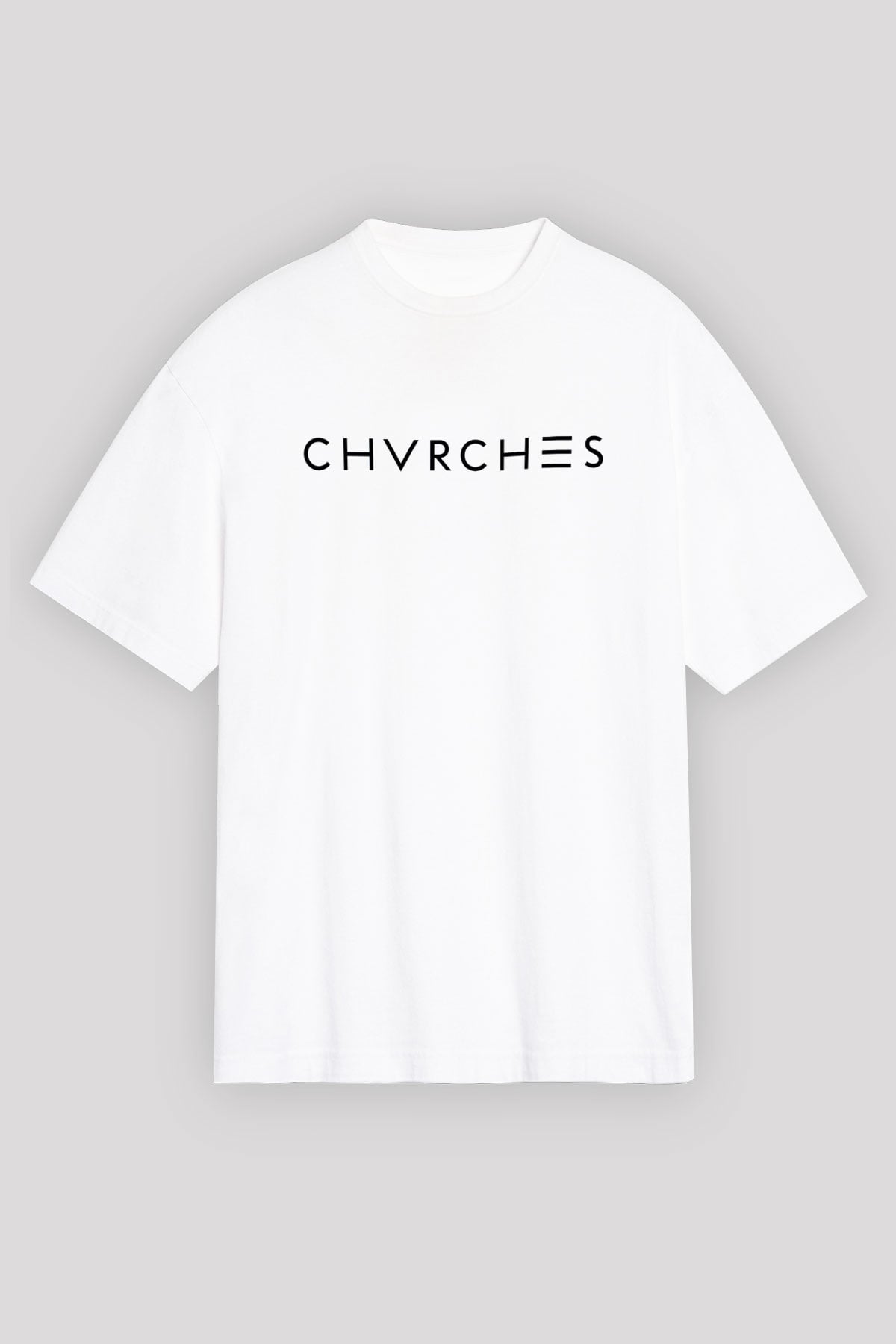 CHVRCHES Beyaz Unisex Oversize Tişört T-Shirt