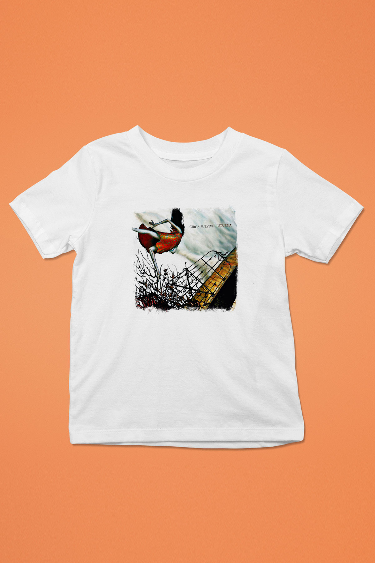 Circa Survive Baskılı Unisex Beyaz Çocuk Tişört