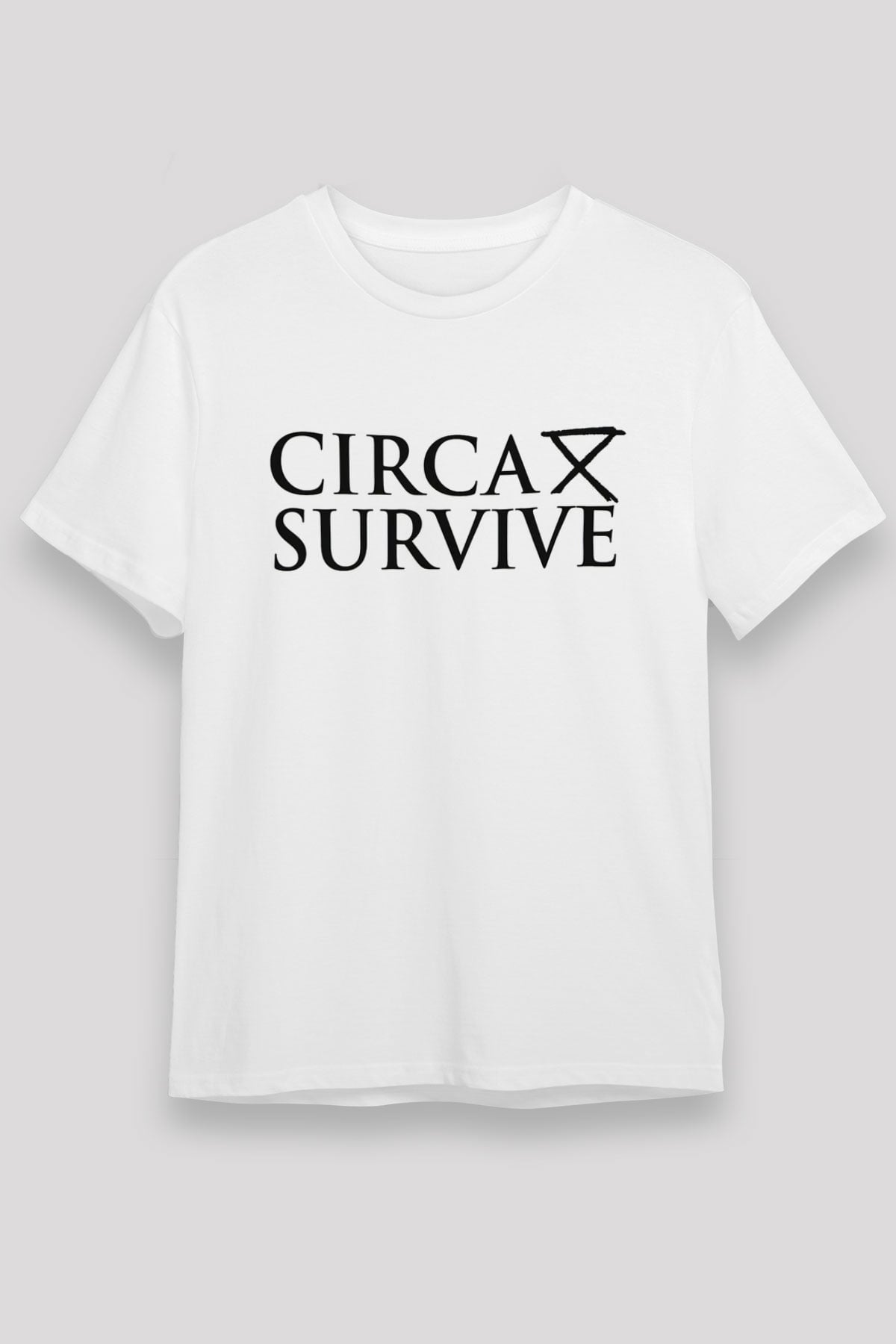Circa Survive Beyaz Unisex Tişört T-Shirt - TişörtFabrikası