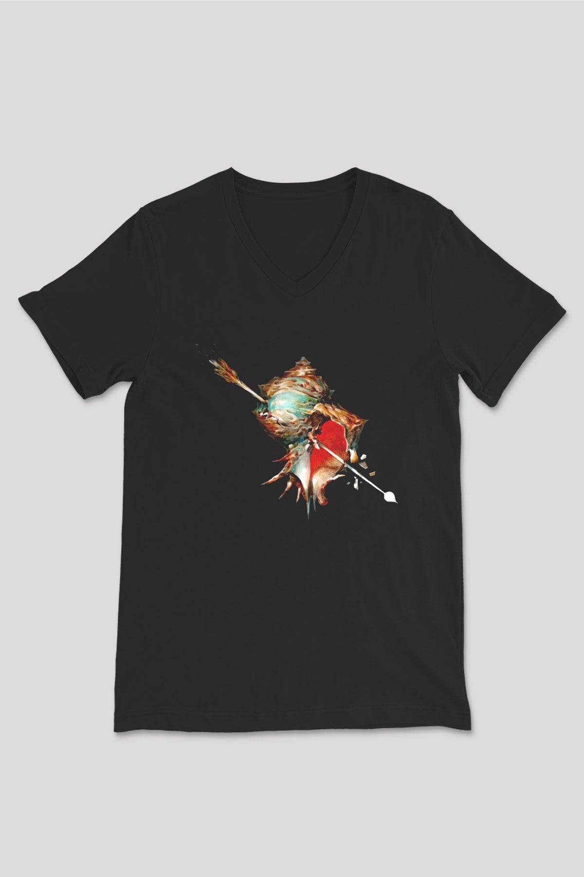 Circa Survive Siyah Unisex V Yaka Tişört