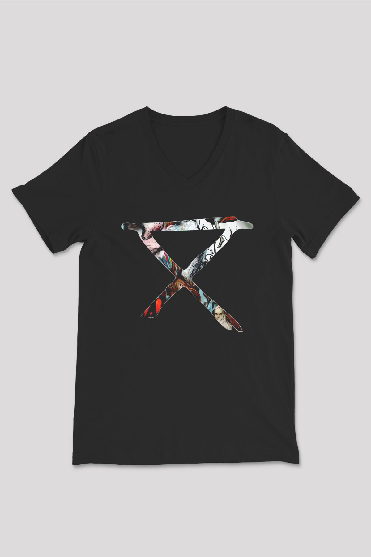 Circa Survive Siyah Unisex V Yaka Tişört