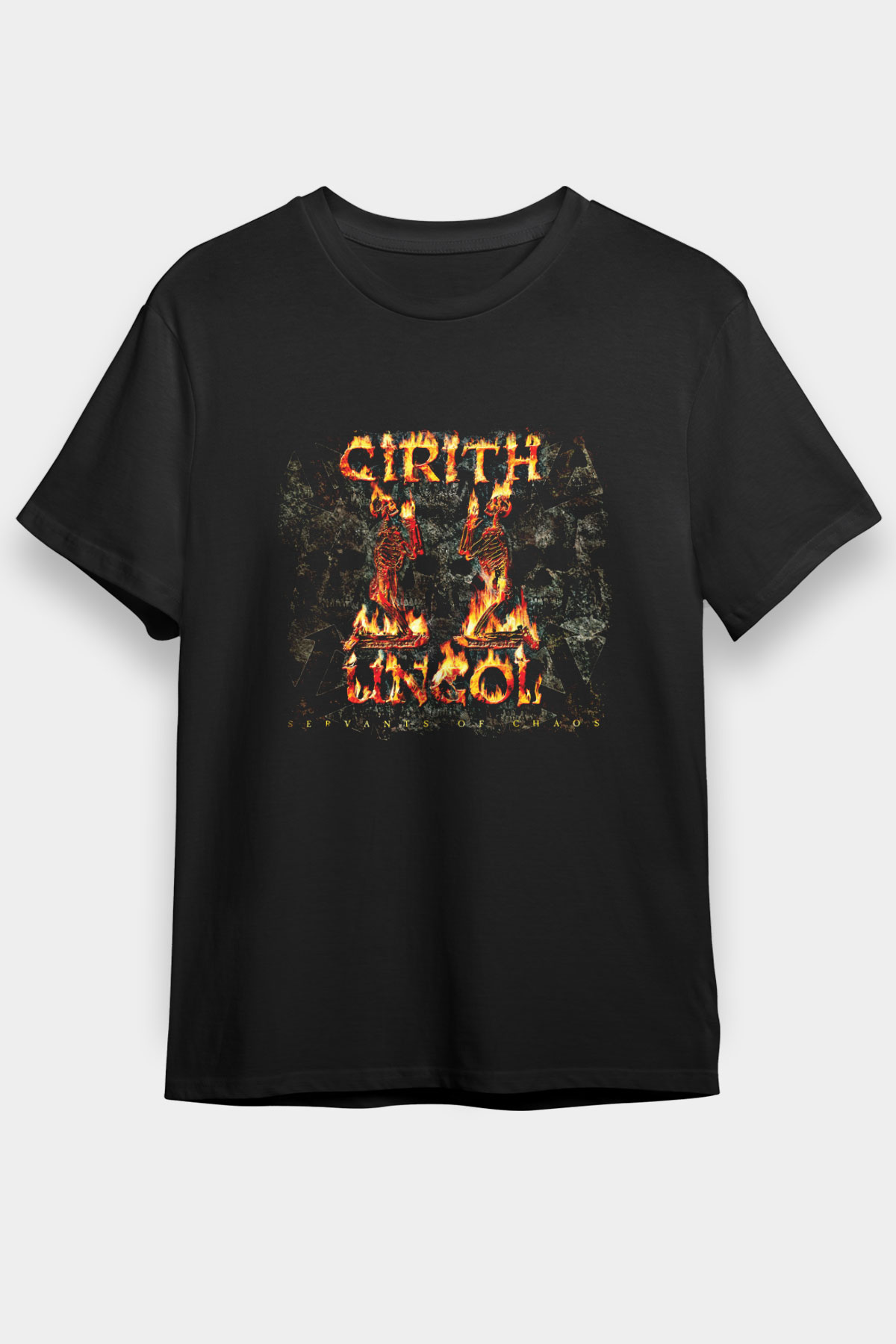 Cirith Ungol Baskılı Unisex Siyah Tişört