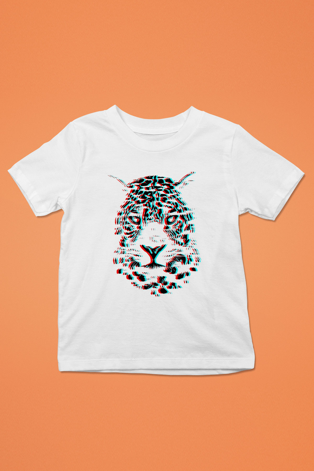 Çita Beyaz Unisex Çocuk Tişört