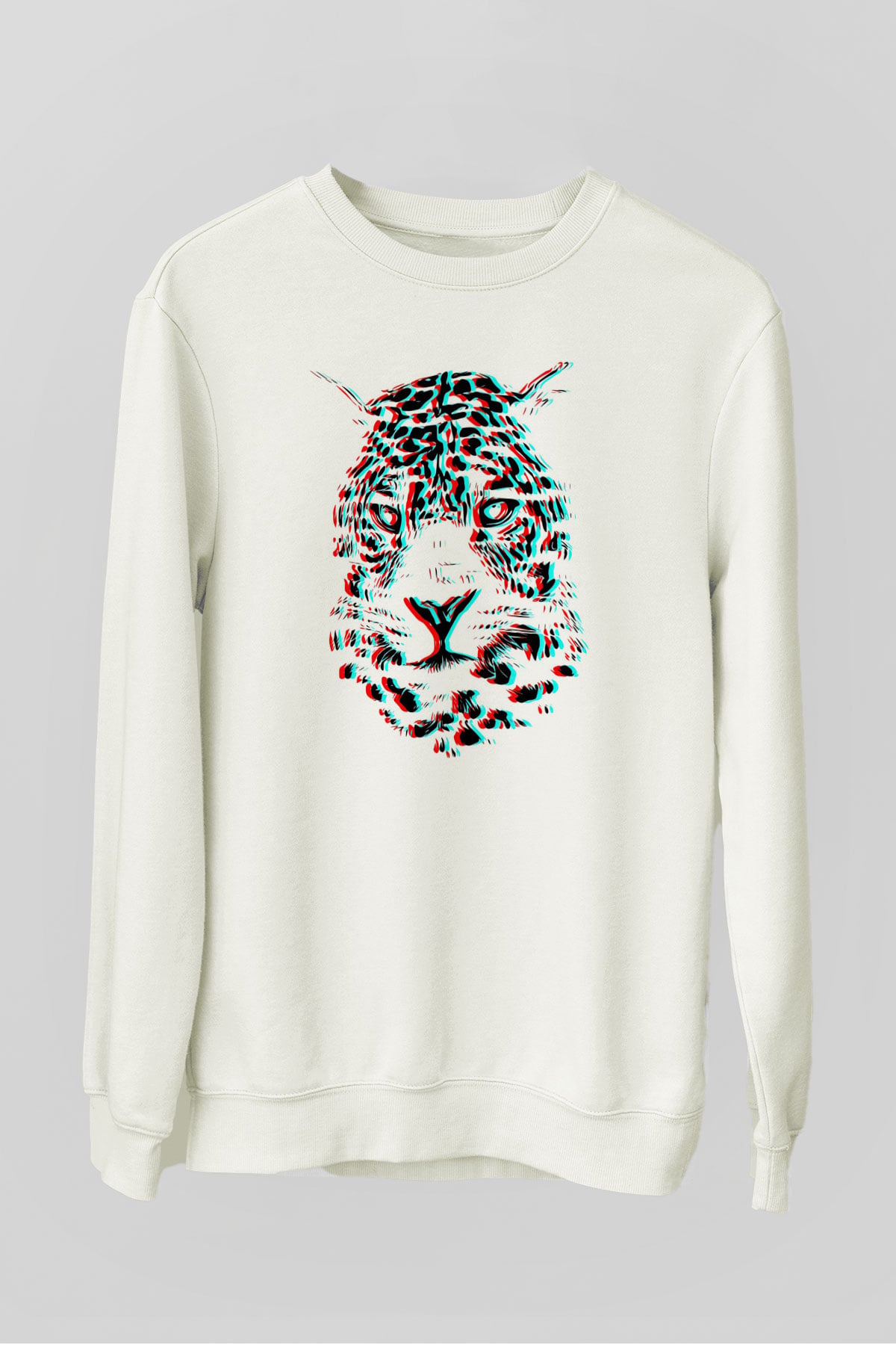 Çita Beyaz Unisex Sweatshirt