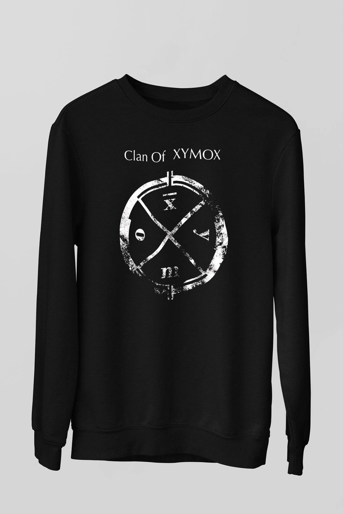 Clan of Xymox Siyah Unisex Sweatshirt