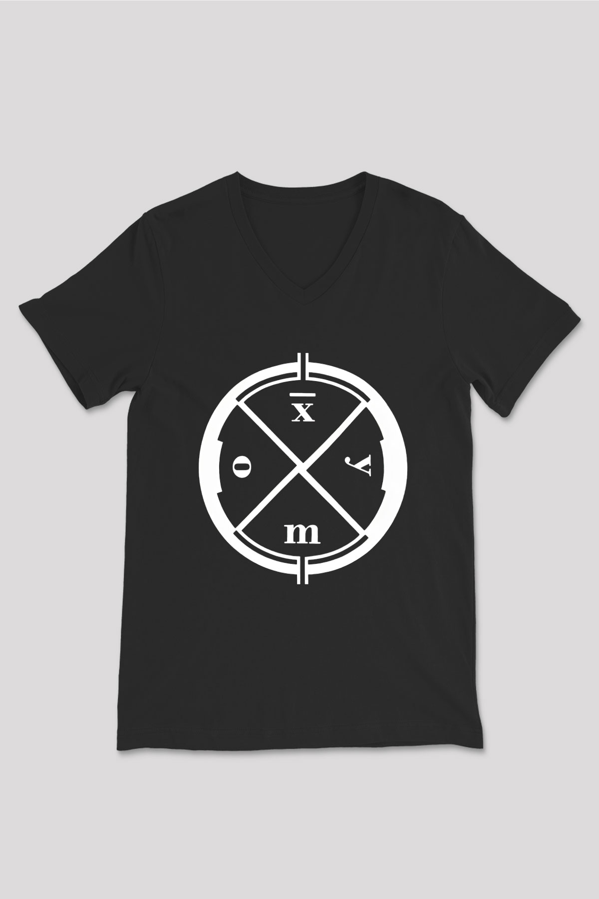 Clan of Xymox Siyah Unisex V Yaka Tişört