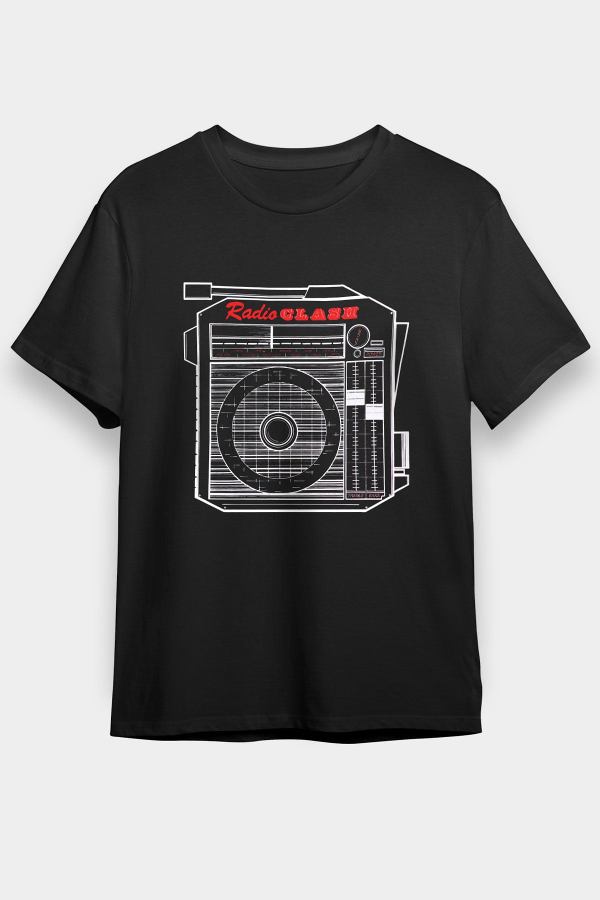 Clash (The) Baskılı Unisex Siyah Tişört