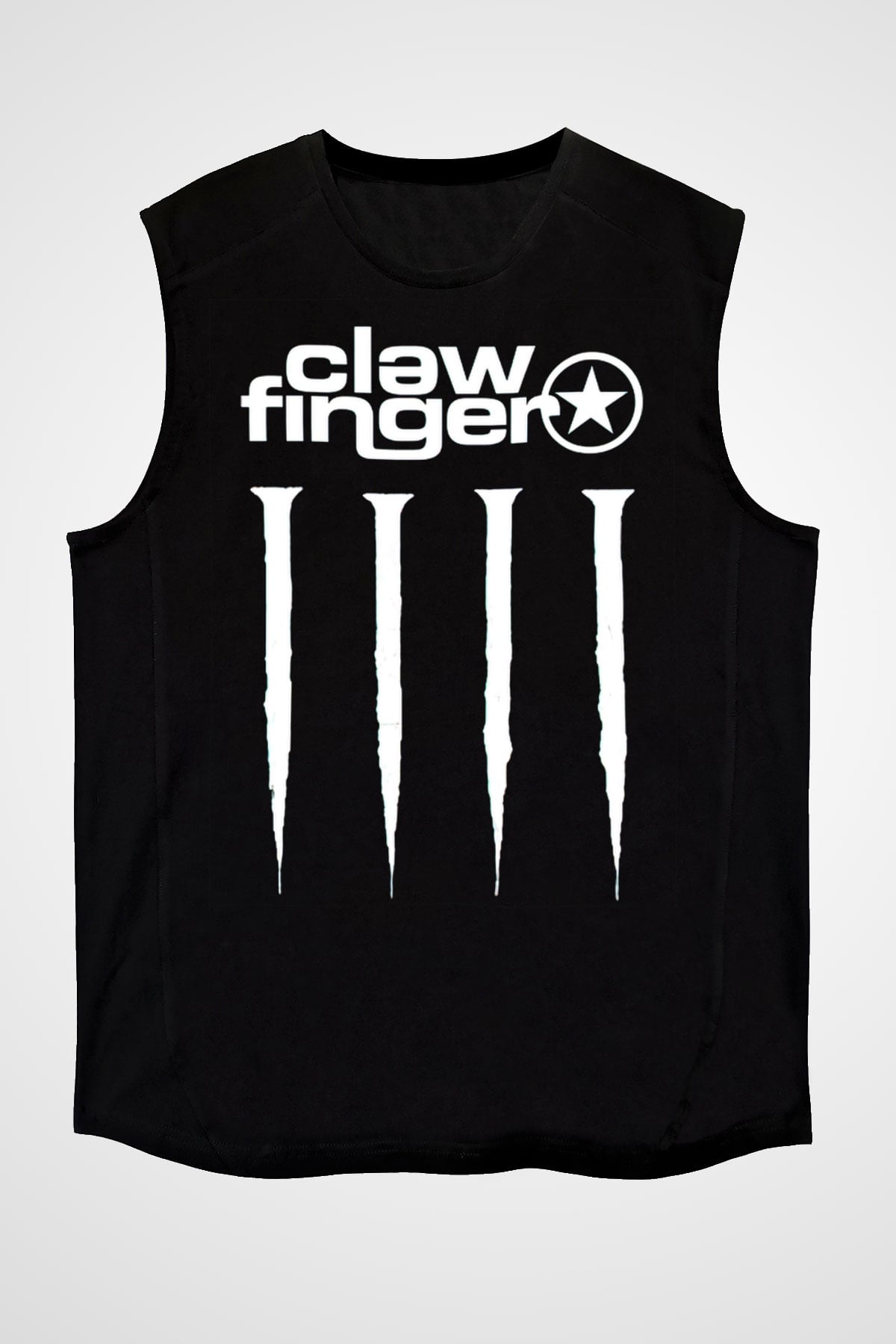 Clawfinger Siyah Unisex Kolsuz Tişört