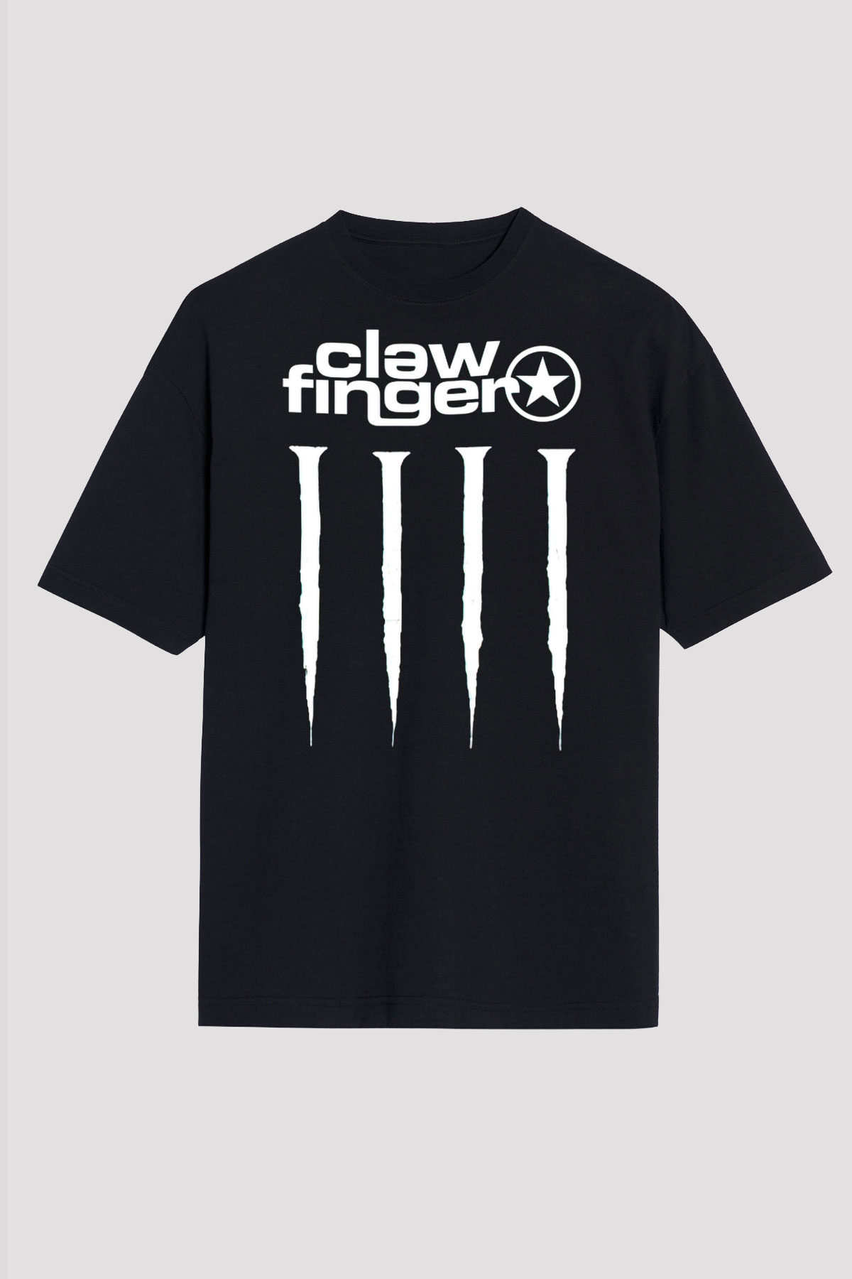 Clawfinger Siyah Unisex Tişört T-Shirt - TişörtFabrikası
