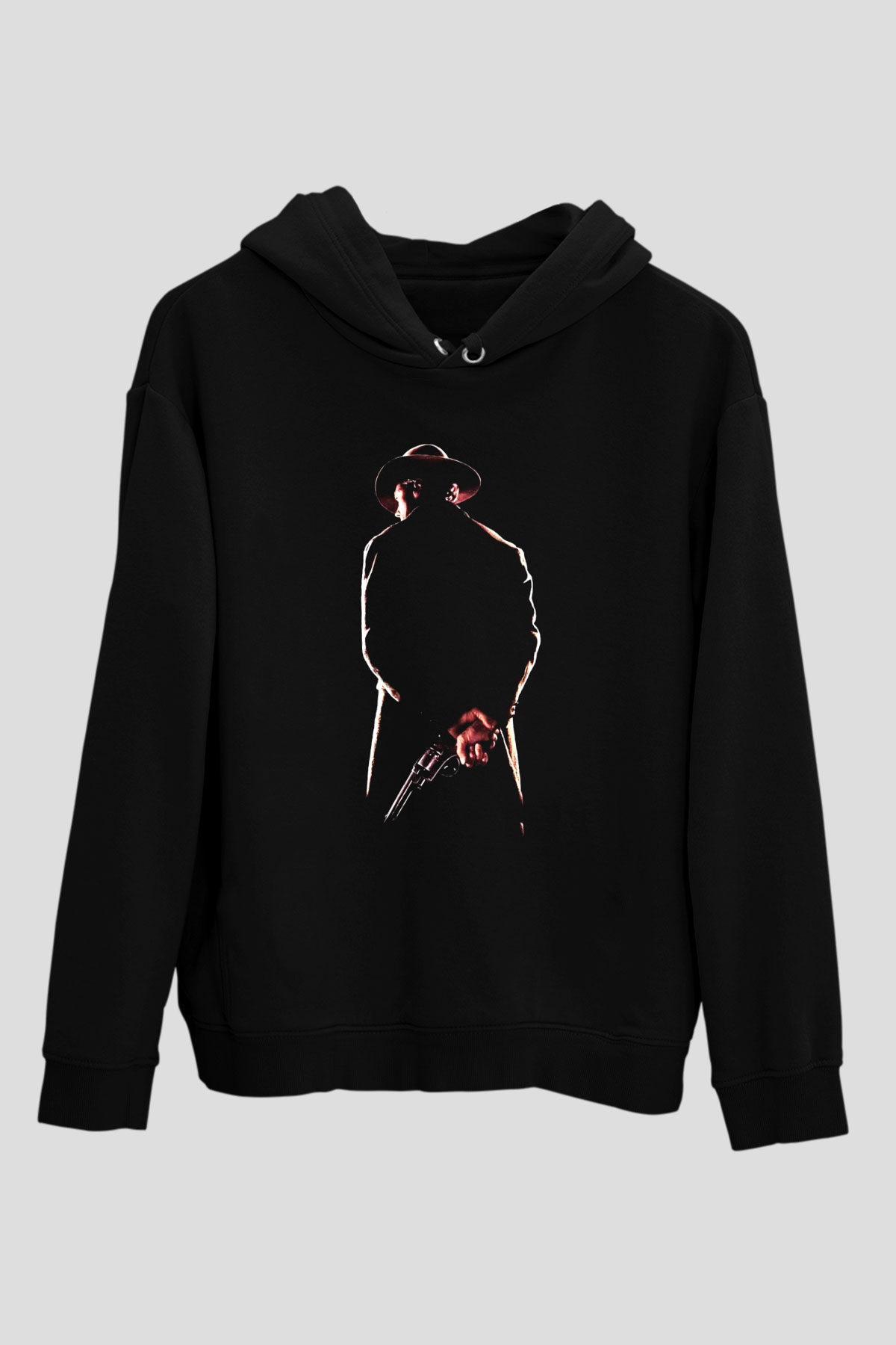 Clint Eastwood Siyah Unisex Hoodie