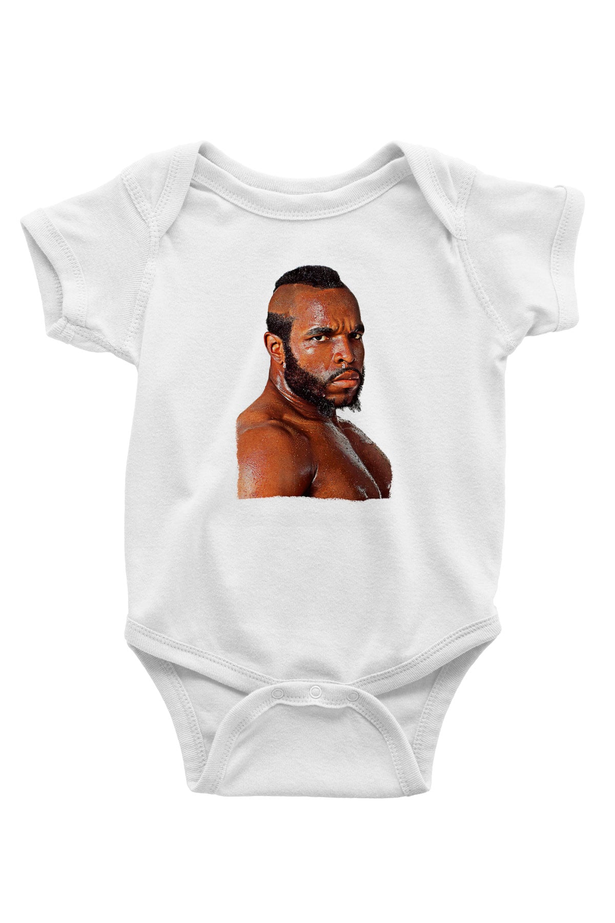 Clubber Baskılı Beyaz Unisex Bebek Body - Zıbın