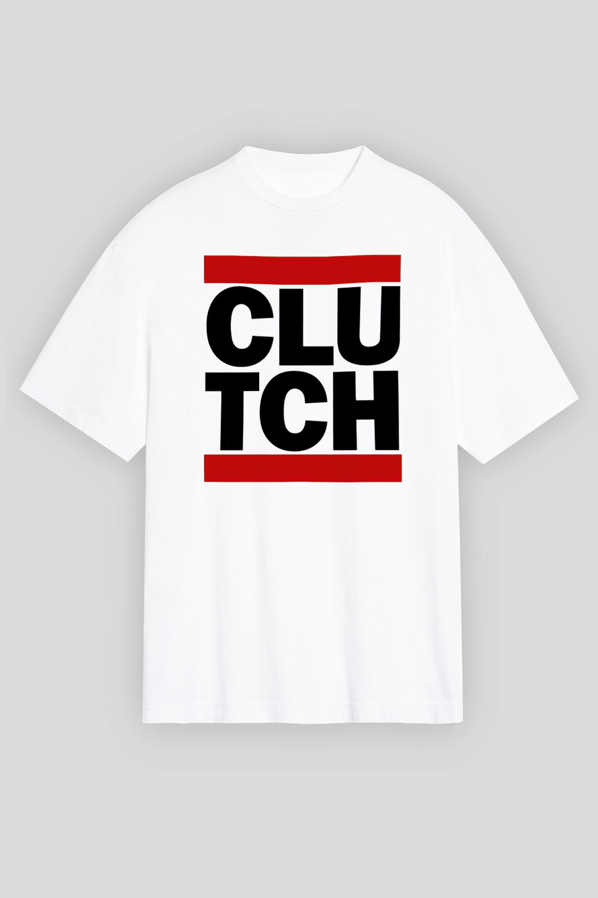 Clutch Beyaz Unisex Tişört T-Shirt - TişörtFabrikası