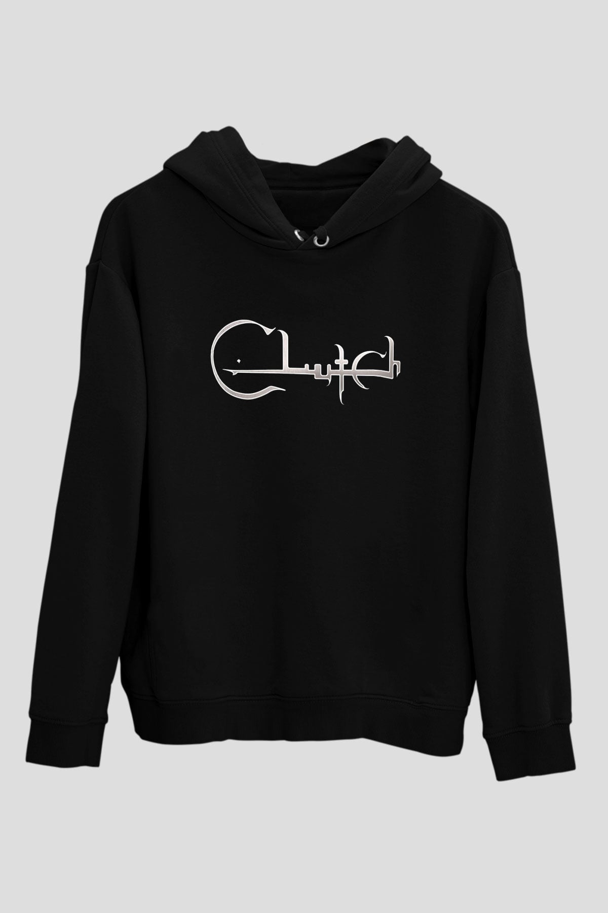 Clutch Siyah Unisex Hoodie